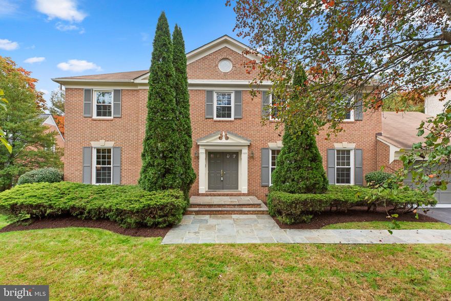 Welcome to your dream home in the highly sought-after and serene Normandy Hills neighborhood! This exquisite 4-bedroom, 4.5-bathroom center hall colonial offers a perfect blend of elegance, comfort, and modern amenities.

As you step inside, you'll be greeted by the warm embrace of hardwood floors that grace the main level. The heart of this home is undoubtedly the spacious eat-in kitchen, complete with cherry cabinetry, sleek granite countertops, and brand-new appliances. Whether you're preparing a gourmet meal or enjoying a casual breakfast, this kitchen is a chef's delight.

Adjacent to the kitchen, the large family room is a cozy haven featuring a coffered ceiling and a stunning stone wood-burning fireplace – ideal for gathering with loved ones on chilly evenings. Step out from the family room onto a screened-in porch and a generous deck that overlooks a beautifully treed lot, creating the perfect backdrop for outdoor entertaining, barbecues, or simply savoring your morning coffee in a peaceful setting.

This home also offers formal living and dining rooms, adding an extra touch of sophistication to your hosting and dining experiences. A convenient wet bar area ensures that you can easily entertain guests, and a main-level office space allows you to work from home with ease.

Upstairs, the primary bedroom suite is a retreat in itself, featuring a spacious main bedroom, and an adjacent office or workout room, a walk-in closet, and a luxurious ensuite bathroom – with new vanities, floors and lighting-a haven of relaxation and comfort. Additionally, this level boasts three generously-sized bedrooms, two hall bathrooms, and a convenient laundry room.

The finished basement is a versatile space, perfect for recreation and entertainment. With a full bathroom, it's an ideal spot for family game nights, movie nights, or even a guest suite.

This lovely home not only offers comfort and style but also a prime location within the coveted Normandy Hills neighborhood.  This home is close to Bells Mill Elementary, Cabin John Middle School and is in the Churchill School District. You'll enjoy the tranquility of suburban living while being just minutes away from shopping, dining, in Bethesda and DC and major commuter routes.