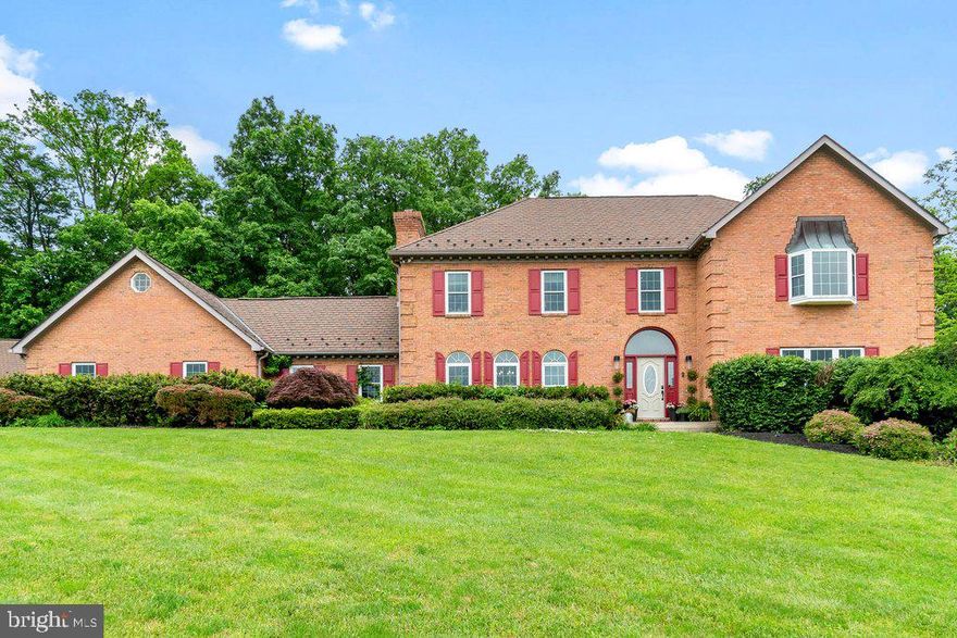 *Seller is under contract, but will be taking back up offers* If you are looking for a secluded home with space to unwind and relax, this is the place for you! This beautiful custom brick home sits on over 10 acres, on the top of a hill, and off a long tree lined gated driveway. It offers privacy, and some of the best views in Union Bridge! It offers 5 bedrooms, 4 full bathrooms, a finished walk out basement, 4 car garage spaces (with storage overhead in the detached), an inground pool, 4 separate paddocks for livestock with an automatic watering system, and a 5 stall barn with a washroom. If you do not have livestock the barn stalls can generate rental income if you wish. The current owner has converted the detached garage into a business space as a dog kennel which can be negotiated in the sale if buyer wishes. All of this with all of the modern conveniences right at your doorstep. This is truly a one of a kind property with so much to offer.