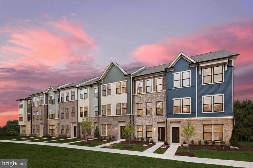 The new Halston Townhome at Watershed  is an interior Unit that features up to 5 Bedrooms & 4.5 Baths with a 2-Car rear-load Garage. The luxurious Halston Townhome features a rear Gourmet Kitchen with an island with the option of a Deck off the Kitchen.