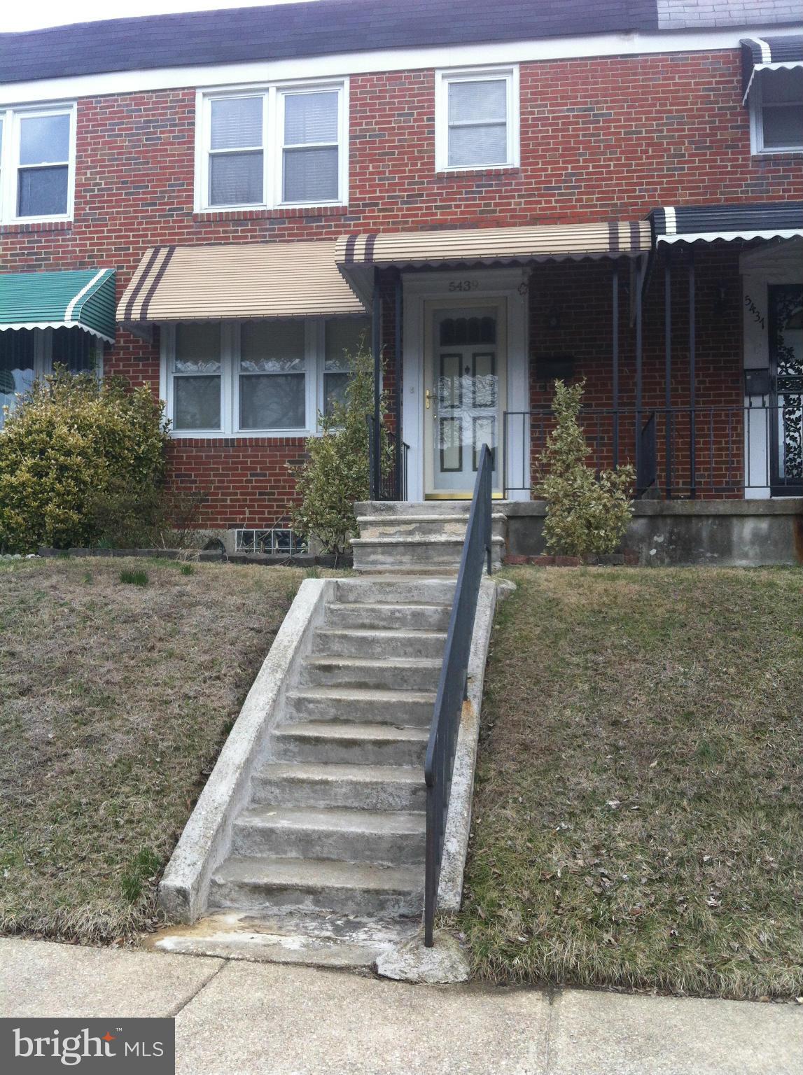 AMAZING OPPORTUNITY!!!! PERFECT STARTER HOME OR GREAT INVESTMENT! BRING YOUR BUYERS. WON'T LAST LONG.WELL MAINTAINED 3BD ROW HOUSE IN BALTIMORE CIT WITH OFF STREET PARKING. YOU WILL NOT FIND A BETTER DEAL! DON'T DELAY, SHOW THIS AMAZING PROPERTY TODAY! CALL LA WITH ANY QUESTIONS. MOTIVATED SELLER. BRING YOUR OFFERS!NOT A SHORT SALE