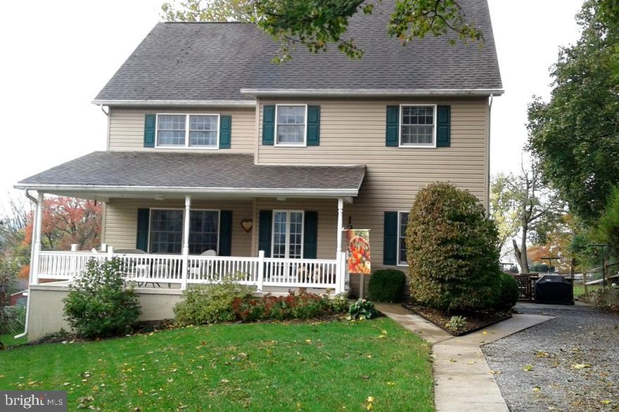 Immaculate home within walking distance to churches, schools & downtown. Original home built in 1978 with 2nd story & other major renovations in 2001.Spacious rooms throughout, this 2 story features 4 bedrooms, 4 baths, 2nd floor laundry and partially exposed family room bedroom & full bath in the lower level. Built on a double lot w/covered front porch, large rear deck, fenced yard and oversized 2 car detached garage with loft.  Zoning is R-2 Residential.