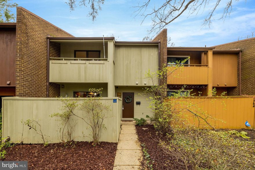 Great price on this spacious  4 Bedroom, 3.5 Bath walkout basement  Townhome in a private setting just a short walk to Reston Town Center! Two reserved parking spots and lots of street parking! Filled with light with so many windows, skylight, balconies, decks and patio! Stunning flooring! Main level includes inviting Foyer, updated Kitchen with stainless appliances, pantry,  quartz counters and opens to private deck, Dining Room with balcony, Living Room with wood burning fireplace, & Powder Room! Three nice sized bedrooms with 2 baths on the upper level. The primary bedroom has 3 closets, balcony, and an updated bathroom with oversized shower & skylight! The walk-out Lower Level offers the 4th bedroom, a large Family Room, the 3rd full bathroom, and a large Laundry Room with an extra frig! Great Schools! Great Reston amenities including pools, tennis, walkways! And they mow the grass! You will Fall in Love with this home!