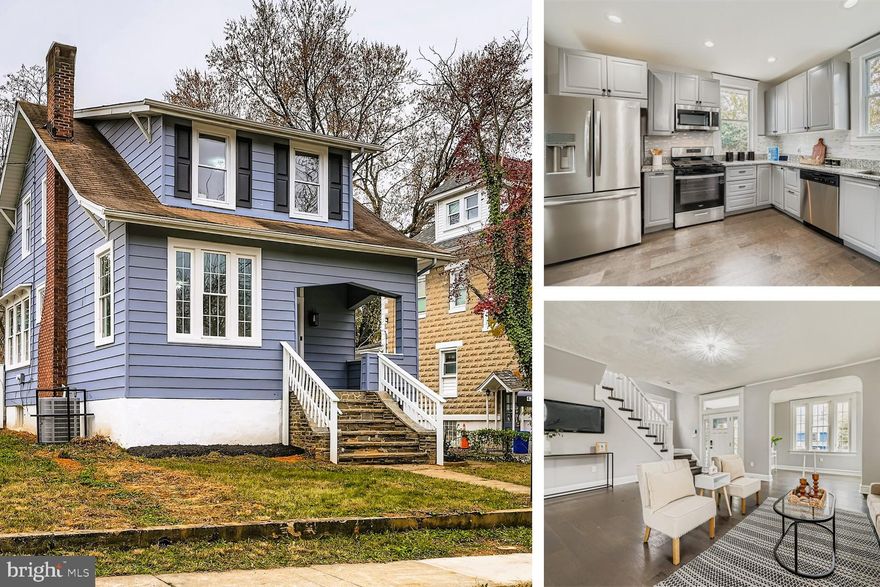 SMART is the new LUXURY! Use your phone to lock doors, adjust the temperature, control the lights, and see who is at the door. This beautifully renovated 3-bedroom, 2-bath home sits on a desirable corner lot in the Cedmont neighborhood of Baltimore.

The main level features a spacious living room, dining room, gorgeous modern kitchen, and a bright sunroom area. The upper level offers three bedrooms and a beautifully updated bathroom. The fully finished lower level provides a large recreation/family room and a full bathroom—perfect for entertaining or additional living space.

You will love the renovated kitchen with granite countertops and new stainless steel appliances. All bathrooms are enhanced with Bluetooth speakers, spa-like shower heads, and elegantly designed tile. Outside, the privacy-fenced backyard includes a detached storage garage for added convenience.

This house will make you feel like you are living a dream every day!