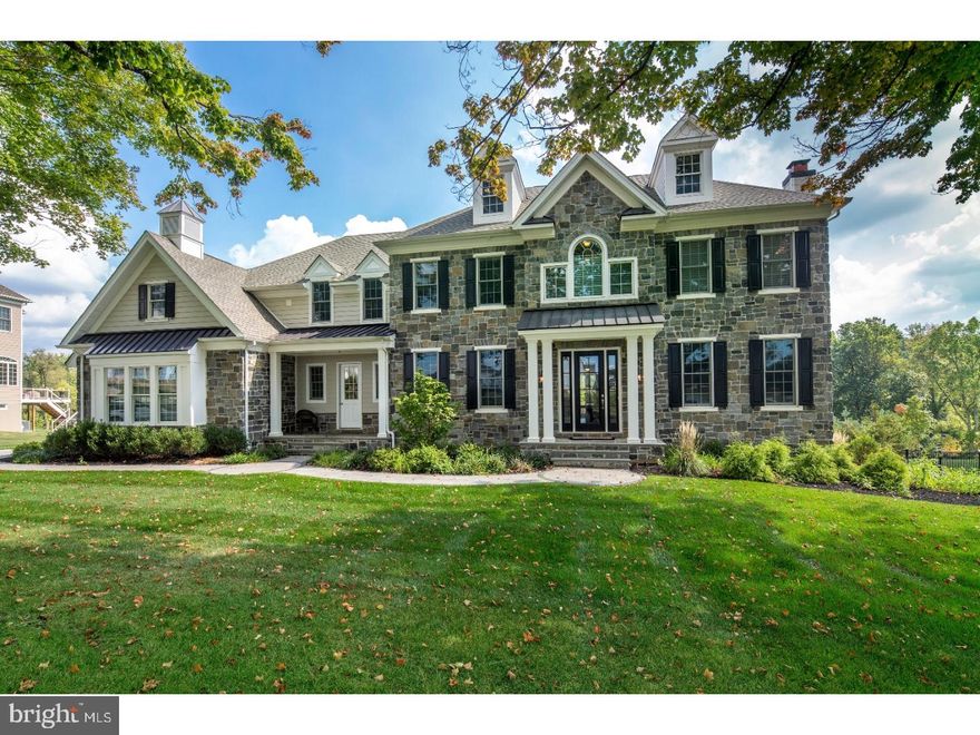 Coming home to this spectacular estate w/extensive upgrades in the coveted Liseter community is always a joy. Set amid the bucolic horse country, beauty & privacy are yours on almost an acre w/unobstructed rear views from your yard & picturesque vistas of lush grounds from many rooms. The convenient locale is a tremendous bonus, near all Main Line towns, schools, shops, restaurants, the train, major routes & the airport. A tree-lined white stone road leads to your peaceful drive after a busy day. Inside your sophisticated stone-front residence, you're greeted by an elegant tray-ceilinged entry hall that introduces high ceilings, dark hardwood floors, a sun-filled open ambiance & an excellent flow. Generously-proportioned living/entertaining areas are complemented by comfortable, intimate spaces. A fantastic wraparound deck w/stairs to the backyard is great for al fresco dining, cocktail parties or cozying around the fire pit. The massive deck can be accessed through glass French doors. Wide openings off the gallery present a fireside living room & spacious dining room that can accommodate 20. Current owners have made this the center of their family & backdrop for sizable events. A refined butler's pantry w/wine storage connects the DR to the functional kitchen. Custom cabinetry to the ceiling, granite counters, high-end stainless appliances & a huge dining counter w/sink & storage will enamor any chef. An adjacent workstation has a command center w/desk & the open breakfast room overlooks gorgeous greenery. Beyond is a coffered family room w/sunny window walls & a double-sided fireplace shared w/the den/playroom. A mudroom, powder room & bright rear-facing office enhance comfort on the main level. Up the main stairs are well-sized BRs w/ample storage & closets tall windows capturing countryside views. The expansive master suite is a sanctuary w/a spa-like bath featuring his & hers vanities centered by an oval soaking tub & oversized glass shower. Also on level 2 are 3 additional carpeted BRs (1 en-suite; 2 sharing a full bath) plus a laundry room. The basement is unfinished but perfect for hitting golf balls & getting a workout. Liseter affords an upscale lifestyle with an infinity pool, fitness center w/classes, tennis & sports courts, walking trails & a 9,000 SF preserved barn serving as a clubhouse.