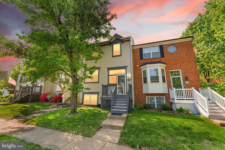 Open house Saturday 4/25 and Sunday 4/26  Move-in ready and minutes from it all! Located in the sought-after Main Street Village community, this updated townhome in charming Purcellville has been freshly improved inside and out, offering easy everyday living in one of the area’s most convenient and connected locations. The main level features a spacious living and dining room with refinished hardwood floors. You’ll love the beautifully remodeled kitchen, completed in 2025 with quartz countertops, white cabinetry, stainless steel appliances, and opening directly to the back deck for grilling and gatherings. A powder room and coat closet complete this level. Upstairs, the primary bedroom includes a full en suite bath (also updated in 2025), joined by two additional bedrooms and a full hall bath. The lower level offers a fourth bedroom and a full bath, creating a private guest suite, along with a rec room with fireplace and walk-out access to the backyard. You’ll also find laundry and generous storage on this level. Out back, the yard is great for pets and play. Other recent improvements include whole-house paint, new carpets, refinished hardwoods, and a refreshed back deck, all in 2026. The roof is 7 years old, windows 6 years, appliances 4 years, and front deck 3 years. The location is hard to beat. Main Street Station is within walking distance with grocery shopping, dining, salons, and everyday conveniences. Historic downtown Purcellville is just beyond, offering a charming library, boutiques, local restaurants, and direct access to the Washington & Old Dominion Trail for biking and walking. Nearby Franklin Park spans over 200 acres with Blue Ridge views, hiking, fishing, and a performing arts center known as one of Loudoun’s top cultural venues. Route 7 is minutes away for commuting east to the Dulles Greenway and Dulles International Airport, and Loudoun County’s celebrated wine, brewery, and farm country is right at your doorstep. Well-located and thoughtfully improved, this is a home you can simply move into and enjoy!