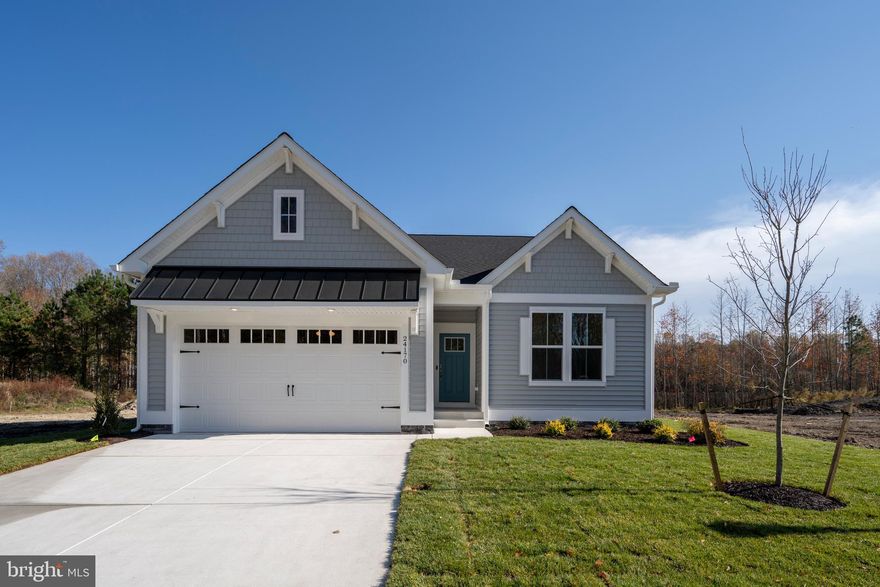 Welcome to The Knoll by Foxlane Homes - a serene new community of just 33 luxury single-family homes,
ideally located beside Cripple Creek Golf & Country Club and minutes from Ocean View and Bethany Beach.
To be built/Homesite of the month features the New Haven. Perfect one-level living home for those wanting to downsize. Offering 3 bedrooms and 2 full baths, and open concept living with kitchen, dining, and great room all open to each other. No one will feel cramped in this generous living space.