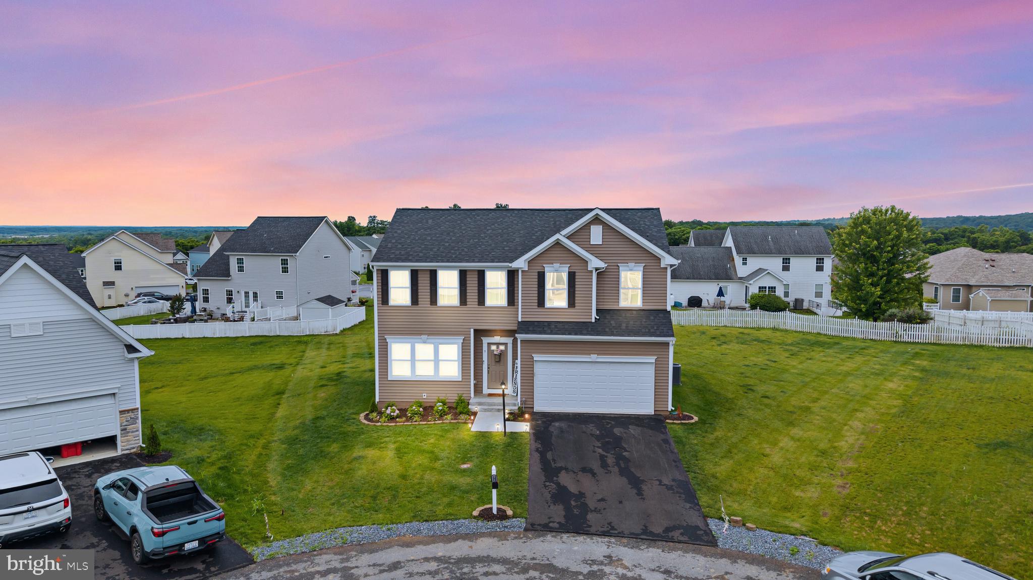 Skip the build time and settle into this beautifully maintained, 6-month-old single-family home in desirable Inwood, WV. Offering 4 spacious bedrooms, 2.5 bathrooms, and a finished basement with a roughed-in half bath, this home is ready for comfortable living with room to grow!
Set on a mostly level lot with gorgeous mountain views, the backyard is a blank canvas—ready for you to create your ideal outdoor space. Whether you're dreaming of a deck, patio, garden, or play area, there's plenty of space to make it your own.
The home features a modern, open layout, neutral finishes, and thoughtful upgrades throughout. Located in a growing community with convenient access to commuter routes, schools, and shopping.
This is the perfect opportunity to own a nearly new home—without the wait.
The sellers are highly motivated and with the right offer are willing to assist with buyer's closing costs.