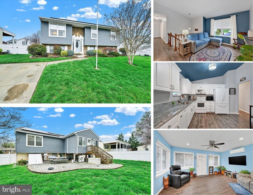 From the moment you pull into the driveway, you can tell this 3-bedroom split foyer has been lovingly cared for. The classic blue siding and brick façade welcome you, while the white picket mailbox out front hints at the warmth inside.

Step through the front door, and you’re immediately greeted by a bright and airy living space. Sunlight pours through the front window, dancing across the luxury vinyl plank flooring that stretches through the main level. The cozy living room invites you to kick back and relax, whether you’re catching up on your favorite show or curling up on the sofa with a book.

The heart of the home is the updated kitchen, where crisp white cabinetry and granite countertops set the stage for everything from morning coffee to holiday feasts. There’s plenty of room for a table, making it the perfect spot for meals, conversation, and laughter.

Just beyond the kitchen, a versatile sunroom offers a retreat all its own. Whether you dream of a plant-filled oasis, a reading nook, or an extra entertainment space, this room is bathed in natural light and ready for whatever you envision.

Downstairs, the unfinished lower level is a blank slate—a future rec room, home office, or guest space in the making. With a rough-in for an additional bathroom and walk-out access to the backyard, this space is brimming with possibilities.

Step outside and enjoy a fully fenced backyard retreat with a paved patio—ideal for summer barbecues, crisp fall evenings around the fire pit, or simply enjoying a quiet moment in the fresh air. And here's a bonus: the home is equipped with rented solar panels, offering energy efficiency and potential savings on monthly utility bills—proof that comfort and conscience can go hand in hand.

This isn’t just a house—it’s a place where memories are made. A place where you can grow, relax, and truly feel at home.

UPDATES: Roof (2018), Family Room Addition (2018), Siding (2018), Kitchen (2017), Bathroom Remodel (2017), HVAC (2024), Water Heater (2018), Mitsubishi Split System (2018), Basement Waterproofing (approx. 2018), Solar Panels (rented, installed date TBD)