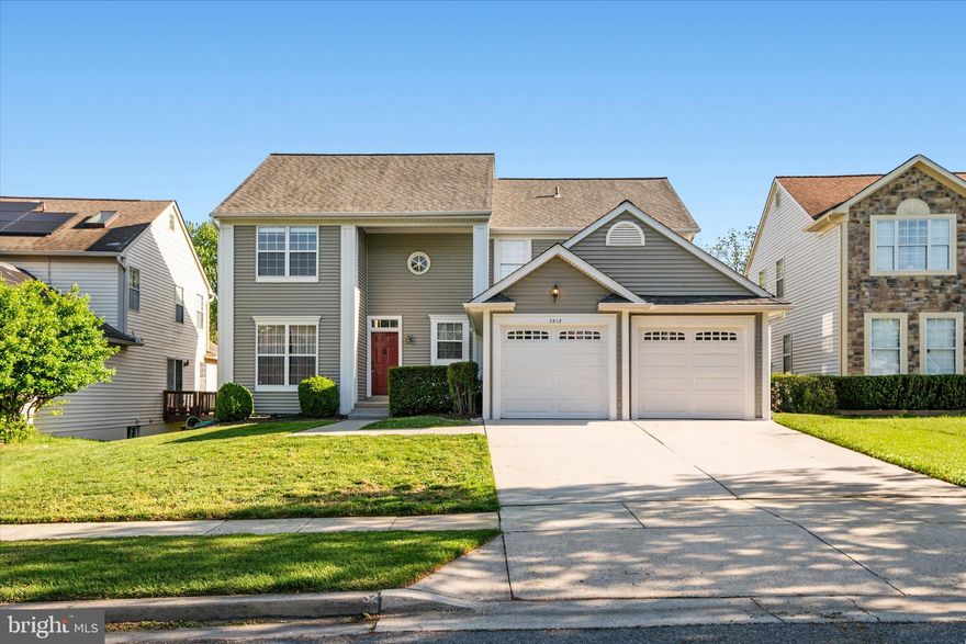 Welcome to this impeccably maintained single-family home in the highly desirable Greenbrook community, offering over 4,200 sq ft of refined living space. Nestled on a premium cul de sac lot, the property provides exceptional privacy, a flat, expansive backyard, and a two car garage an ideal setting for comfortable everyday living and memorable entertaining. Freshly painted with new carpet throughout, the home presents a turnkey, move in ready experience. Enter through a dramatic two story foyer into an open main level featuring hardwood floors, a formal living room, office, and dining room, plus a convenient main level powder room. The updated kitchen is the heart of the home: a large granite island, abundant cabinetry, new stainless steel appliances, generous counterspace, and new vinyl flooring flow effortlessly into the dining and family areas, where abundant natural light creates a warm, inviting atmosphere. The family room, complete with a wood burning fireplace, provides a cozy focal point for gatherings. A private deck extends the living space outdoors for morning coffee, entertaining or evening relaxation. Upstairs you will find four well-appointed bedrooms, including a generous primary suite with a spacious en suite bath and an enormous walk in closet. A dedicated laundry room and a second full bath complete this level for maximum functionality. The finished lower level enhances the home’s versatility with a spacious entertainment area anchored by a wood burning fireplace, a fifth bedroom with a large walk in closet, a full bath, and direct walkout access to the backyard - perfect for guests, recreation, or a home office. Located minutes from shopping, dining, and major commuter routes (193, 295, 50, and 495), with easy access to Washington, D.C., Baltimore, and Annapolis, this expansive and meticulously updated residence combines modern convenience with exceptional location. Don’t miss the opportunity to make it yours.