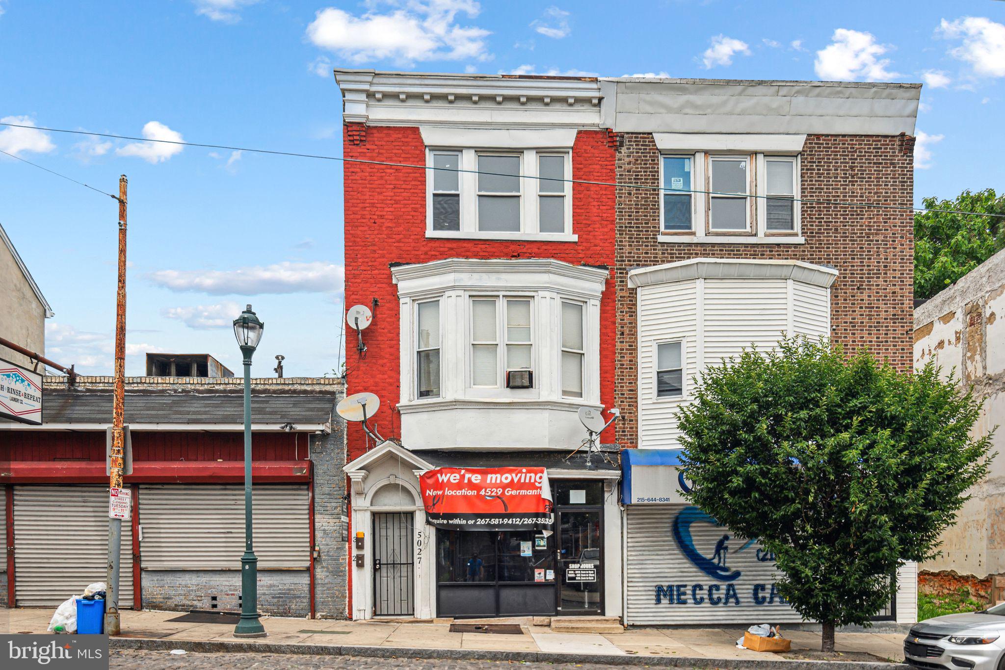 *Motivated seller!! Don’t miss this incredible investment opportunity in the heart of Germantown! 5027 Germantown Ave is a legally zoned, mixed-use triplex featuring strong income potential and flexible occupancy options. The ground floor is home to a well-established barbershop on a 2-year lease at $1,400/month. The third-floor unit, formerly rented at $1,750/month, is currently vacant and ready for a new tenant or owner-occupant. The spacious second-floor unit—also delivered vacant—has rental comps as high as $2,300/month, making this an ideal value-add opportunity for savvy investors or business owners seeking rental income and visibility on a prime corridor. Steps from transit, shopping, and Germantown’s growing commercial district.