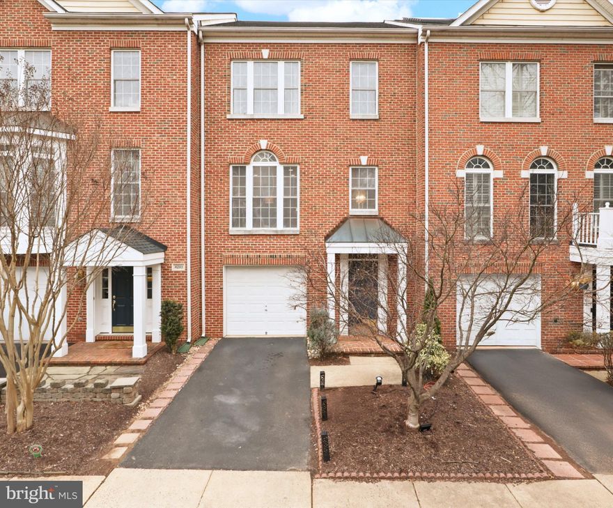 OFFERS DUE 2/9 - SUNDAY by 2PM

OPEN HOUSE SAT and SUN from 12-4 !!
Gorgeous 3-level brick front UPDATED TH, located minutes from great shopping, restaurants and more! So spacious and open with 3-level bonus bump-out. Main level boasts a flexible floorplan and beautiful hardwood throughout, allowing you to have a choice of rooms to designate as you see fit. Updated, sunny kitchen has plenty of storage, and a great set-up for hosting!  Bright bonus room off the kitchen can be used as a den, office, additional dining space, etc.  and leads out to deck area. Don't miss the beautiful primary bedroom with vaulted ceilings, a stunning newly (2022) updated bath and the bonus area that can be a sitting/dressing area or a home office or even a gym area.  The laundry is conveniently located on the upper level. The secondary bath has also been updated and both secondary BRs have vaulted ceilings.  Huge basement has rec room with gas fireplace, a full bath, and bonus room to be whatever you want!! There is new carpet throughout, as well a newer roof (2022), new refrigerator and a new dryer (2024), 
<br><br>
The outside features are just as wonderful as the inside features! There is a great fenced-in patio off the basement bonus room and the front yard was also recently re-landscaped (although, you'll have to wait until the snow melts to actually appreciate it)!

This is the perfect house to call HOME - you can't beat the great location, fabulous community features and beautiful and functional interior.  Don't miss it!