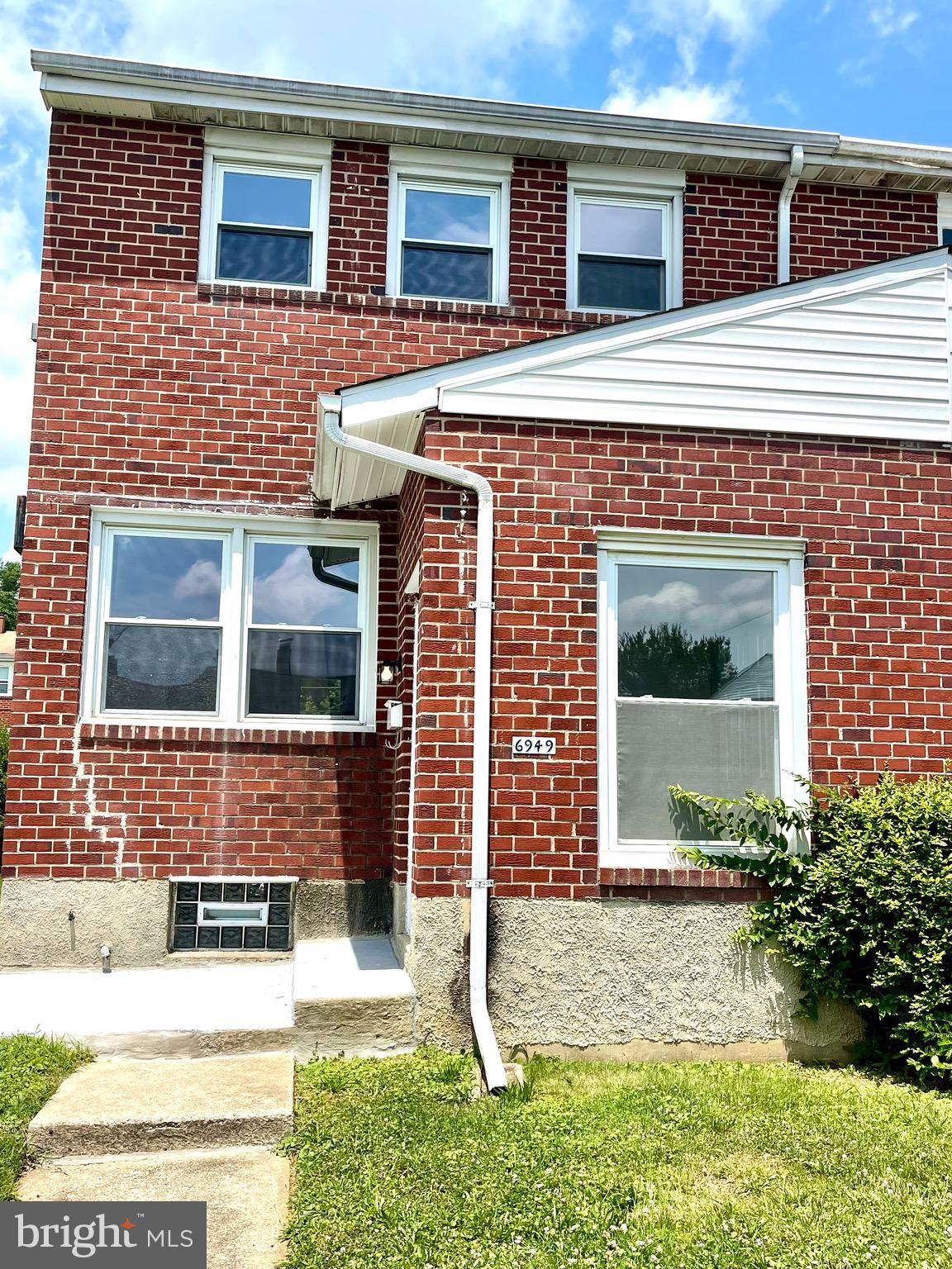 This beautiful Baltimore County, end of group, 3-bedroom, 1.5 bath townhome in the Millbrook community is completely renovated! You won't be disappointed. Enter in the separate foyer with a coat closet. It's freshly painted throughout. It features a new kitchen with granite countertops, white cabinetry, breakfast bar, and brand-new stainless-steel appliances… five burner stove, refrigerator, dishwasher, garbage disposal, and exhaust fan. The main level offers a large living room, spacious formal dining room and a power room. The upper-level features three generous sized bedrooms, and a full bath. The lower level offers a finished basement, and a utility room with the washer/dryer and plenty of space for storage! Enjoy outdoor entertaining on the spacious deck and enormous back, front and side yard! Parking pad in the rear! Brand new water heater installed 2021, finished basement with brand new carpet installed 2021 and new roof installed 2020. Ask me about the various 1st time homebuying programs. Conveniently located near shopping, public transportation and within walking distance to Millbrook Elementary. This won't last long!