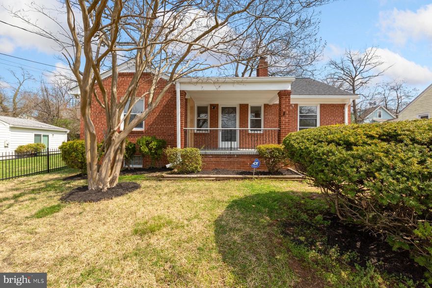 Buyer financing fell through. This is your second chance. This renovated gem comes with a large detached garage and an additional storage room in the basement. Step right into your fully updated kitchen that opens up to your dining and living area. An enormous window by the kitchen lets you see your whole backyard and lets tons of natural light in. The main floor is completely hardwood flooring throughout and boasts three large rooms. While lounging in your living room you have a beautiful fireplace for those chilly nights. The basement has been completely updated with new flooring and recessed lights ideal for a rec room or media room. The possibilities are endless. But that's not it, you have additional storage space in the furnace room as well. Home is minutes from Washington DC border and close to 495.