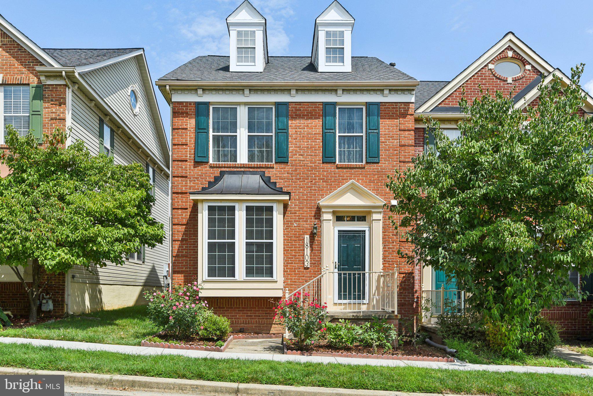 ** Stunning, Rarely Available Brick Semi-Detached End Unit with 4 Finished Levels, Including a Loft, and one detached garage in the Village of Cloppers Mill. Nestled on a premium lot facing a park, this home boasts both privacy and scenic views. It features a detached garage with additional driveway space and ample street parking. The main level highlights elegant hardwood floors in the living and dining rooms, while the spacious kitchen is a chef's dream with upgraded cabinetry, custom backsplashes, quartz countertops, stainless steel appliances, and ceramic tile flooring. Upstairs, you’ll find three generously sized bedrooms, all with hardwood floors. The primary suite is a true retreat, complete with a vaulted ceiling, a walk-in closet, and a cozy loft overlooking the bedroom. The fully finished basement offers even more living space, featuring a large rec room and a full bath, perfect for guests or entertainment. Enjoy outdoor living with both a deck and a separate patio, ideal for relaxing or hosting gatherings. Perfectly located within walking distance to shopping, dining, and North West High School, and just minutes from Rio and Downtown Crown. Commuting is a breeze with easy access to Great Seneca Hwy, the ICC, I-270, Commuter Rail, and Shady Grove Metro. This home is truly a commuter’s dream! Schedule a visit today and see everything this exceptional property has to offer!