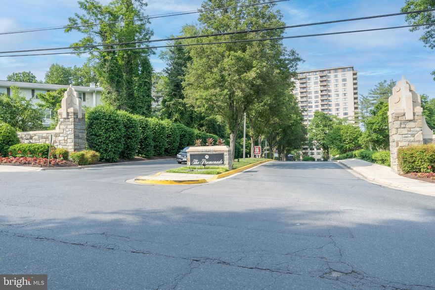 Welcome to the desirable South building of Promenade Towers! This updated condominium unit offers the perfect blend of modern amenities, convenience, and an ideal location. Situated in a commuter-friendly area just minutes away from major highways like I-270 and I-495, downtown Bethesda, NIH/Medical, and Metro stations, this condo is truly a commuter's dream.

As you step inside the unit, you'll immediately notice the abundance of natural light that fills the space, creating a bright and inviting atmosphere. The recently replaced vinyl plank flooring and fresh paint throughout add a touch of elegance to this home. The updated kitchen features maple cabinets, granite countertops, and stainless steel appliances. 

The condo features two spacious bedrooms, providing plenty of room for relaxation and privacy. The well-lit bedrooms offer ample closet space for all your storage needs. Whether you use the second bedroom as a home office, guest room, or personal sanctuary, it's a versatile space that can adapt to your lifestyle.

Promenade Towers is known for its abundance of amenities, and this unit allows you to take full advantage of them. From a fitness center to indoor and outdoor swimming pools, tennis courts, 24-hour concierge service, laundry rooms, a beauty salon, a restaurant, a lounge, and picnic areas, there's always something to do and enjoy within the building! And best of all, the monthly fee includes all utilities, basic cable, and property taxes. An underground garage space is also included! 
It's a perfect opportunity to enjoy a convenient and vibrant lifestyle while having a comfortable and inviting place to call home.
