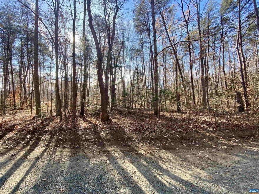 Beautiful 5 acre lot in Lakeside Subdivision, bring your own builder and plans or buy for investment. This wooded lot is tucked back in a quiet community just minutes to Route 208. Firefly high speed internet is up and running in this neighborhood!!! This community has a small lake and comes with lake access. Lot is mainly hardwoods and fairly level. HOA is $250 per year and this covers road maintenance and the common area. Easy commute to Richmond or to Charlottesville.  Come build your dream house!