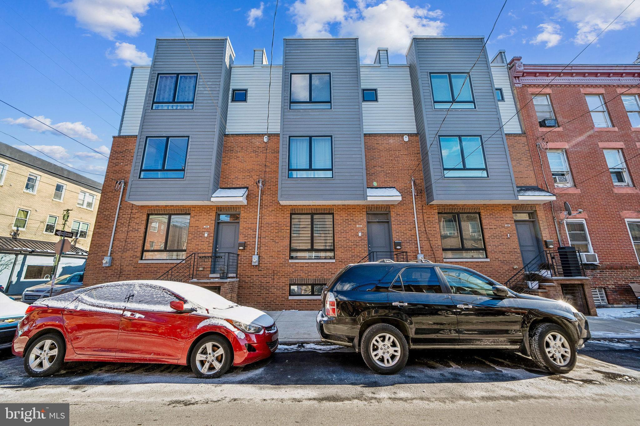 Prime Location! Stylish & Spacious Modern Home in Dickinson Narrows!
Welcome to 1603 S 6th Street, where modern design meets city convenience in one of Philadelphia’s most desirable neighborhoods. This stunning home offers an open-concept layout, private outdoor spaces, and high-end finishes throughout, including a roof deck with sweeping views of the city skyline. Not to mention, there are 4+ years left on the tax abatement!!!
Step inside to find a sun-drenched main floor with rich hardwood flooring, high ceilings, and a seamless flow between the living, dining, and kitchen areas, perfect for entertaining or everyday comfort. The chef’s kitchen features crisp white cabinetry, granite countertops, a large center island with breakfast bar seating, and newer stainless steel appliances. Just beyond, a small private patio offers an ideal spot for grilling.
Upstairs, the second level includes two generously sized bedrooms, each with ample closet space, ceiling fans, and beautiful hardwood floors. A centrally located full bathroom showcases an oversized glass-enclosed shower and a spacious vanity. A laundry closet adds extra convenience.
Retreat to the third-floor primary suite, a luxurious escape with hardwood flooring, crown molding, abundant natural light, and an ensuite spa-style bathroom featuring a dual vanity and another large walk-in shower. Just outside the primary suite is a wet bar, leading to your private rooftop deck, a true oasis with panoramic views of Philadelphia, perfect for relaxing or entertaining guests.
The finished basement adds incredible versatility with a full bathroom and flexible space ideal for a home office, gym, media room, or additional bedroom/guest suite, plus extra storage under the stairs.
