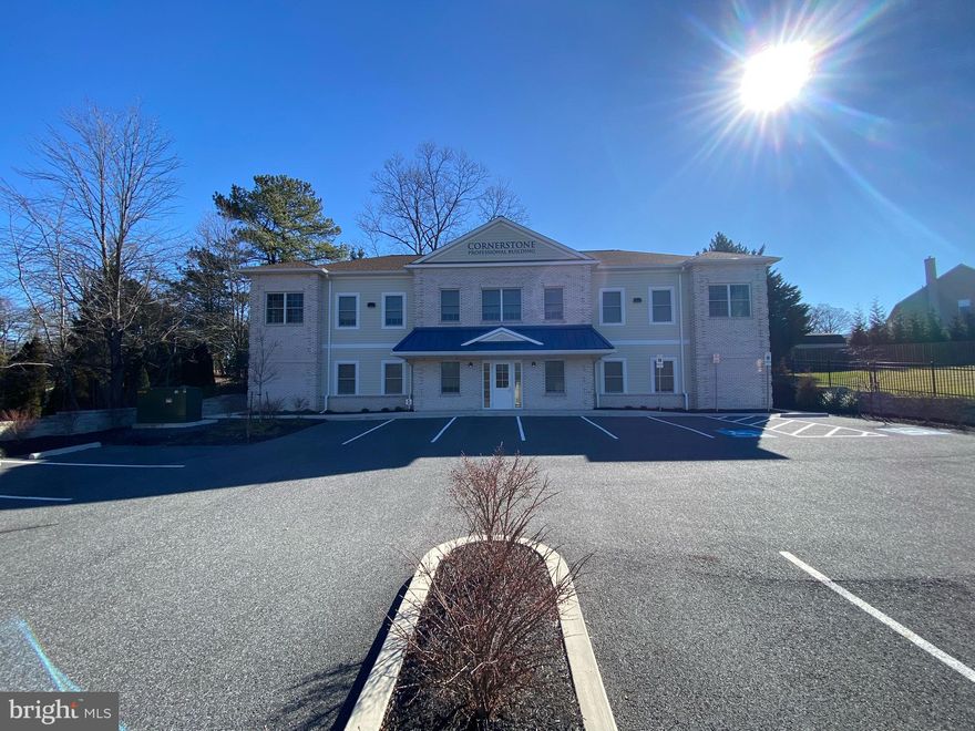 PRICE REDUCED 200K AND OWNER IS MOTIVATED TO SELL this Turnkey Custom Built Medical/Office building consisting of 5,958 +/- square ft. Built in 2020 with all the amenities needed. This property is 100% ready for an Owner User for either All or 1/2 the total space. It could also be utilized for an investment bringing a good return on your money. The main level walk in offers a turn key medical facility to include full reception, waiting room, offices, exam rooms, a procedure room, 2 ADA Compliant bathrooms, kitchen and back prep areas. The upper level offers access from either side of the building. The upper level is being sold fully furnished. It is completely set up with private offices, multiple work stations, conference room, kitchen, lounge area, 2 bathrooms along with 2 file rooms. This owner left no stone unturned with the construction, Brick and Hardi Plank Siding, 30 Year Architectural Shingled Roof, Sufficient parking, dumpster pad, professionally landscaped and Large Marque Signage providing maximum exposure to drive by traffic. EZ access to Rte 40, and minutes to 695 beltway and interstate 95. Located on the highly traveled Rte 7 convenient to shops, eateries and gas - this property needs nothing and is ready to go. Call or email for further details or if you want to schedule a site visit