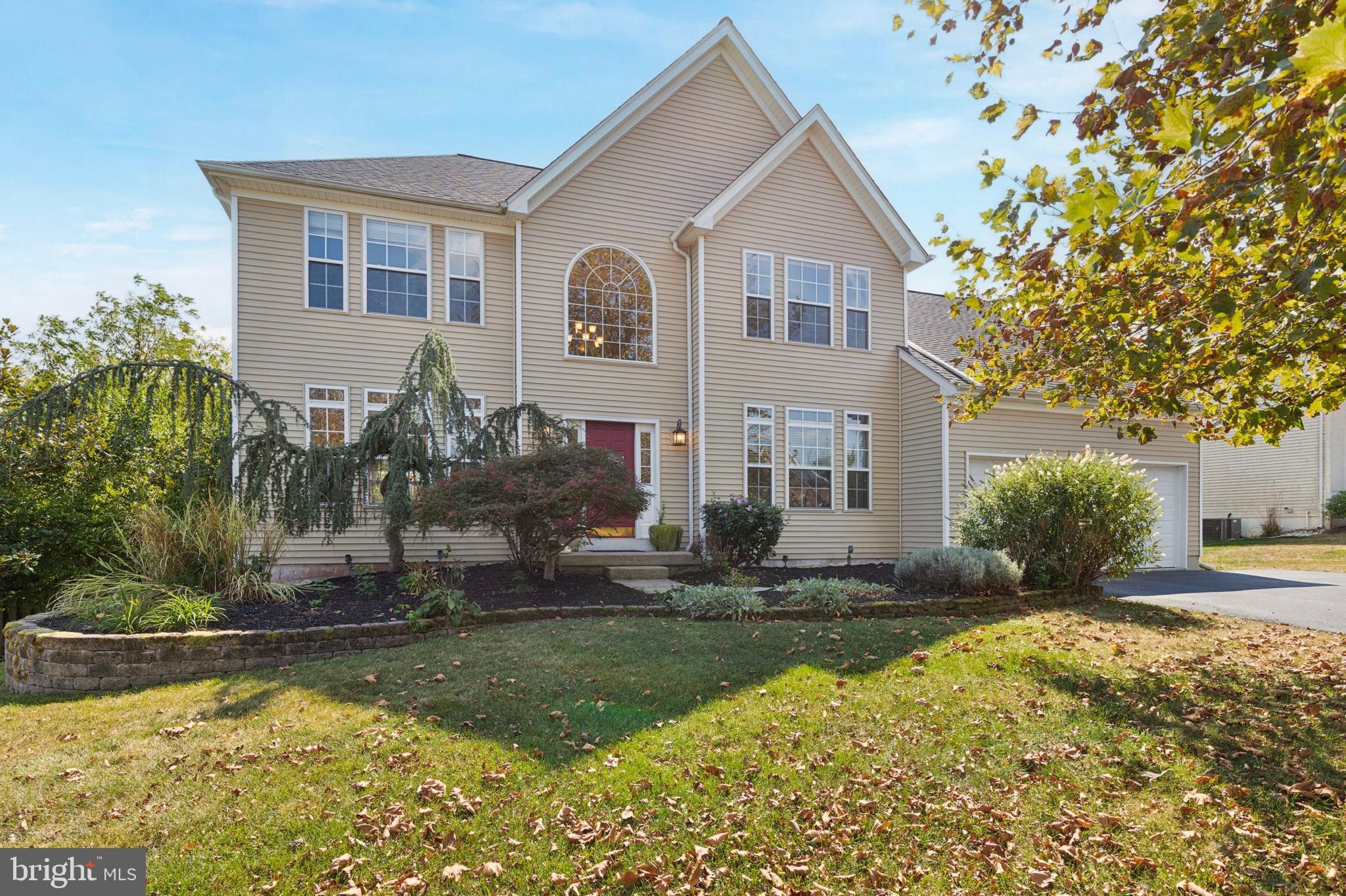 Don't miss out on this rare opportunity to own a beautiful home in Windy Creek.
Welcome to this stunning 4-bedroom, 2.5-bath home located in the highly sought-after Windy Creek neighborhood. This home features numerous upgrades for move in ready convenience. As you approach the home, you'll be greeted by new front siding installed in 2025, enhancing the home's already gorgeous curb appeal. The new roof and skylights, installed in 2024, ensure durability and energy efficiency. Step inside to find hardwood floors throughout the first floor, complemented by neutral modern paint colors. The two-story foyer entrance, with a front door featuring sidelights, welcomes you to your new home. The first floor includes a spacious and private office with French doors, a formal dining room, and a convenient laundry room. The bright and sunny great room has a soaring ceiling, recessed lighting, a ceiling fan, a gas fireplace, custom wood blinds, skylights, and views of nature just off the kitchen and breakfast room. The kitchen/breakfast room combo features ceramic tile flooring, upgraded granite countertops, spacious cabinetry, gas stove, pantry closet, island with storage, stainless steel sink, and sliding glass doors leading to a Trex deck with views of the wooded backyard. The separate formal dining room connects to the bright and cheerful front sitting room. A powder room and laundry room complete the first floor, making for an efficient floor plan great for entertaining.
Ascend the open staircase to the second floor, where you'll find your private owner's suite. This suite features a tray ceiling with ceiling fan, two walk-in closets, and an ensuite bathroom with double sinks, a luxurious deep soaking tub, and a separate shower. Three additional generous-sized bedrooms and a hall bathroom with double sinks and a tub/shower combo complete the second level.
The expansive basement is an entire retreat in itself. The finished area with epoxy flooring is perfect for an in-home gym, play area, game room, or enough space for all of the above. The separate finished TV room with carpet and a ceiling fan is great for watching the game. The unfinished storage and workshop area allow for versatility and creativity. Plenty of natural light due to the rarely offered TWO separate sliding glass walkouts to the backyard provide multiple possibilities for the usage of this space. Additional features include an oversized walk in cedar closet and a French drain.
The backyard features mature landscaping and ample privacy, with stairs from the deck for convenient backyard access and a large potting/storage shed under the deck. The two-car garage, equipped with new garage door openers installed in 2024, offers ample parking and built-in shelving for additional storage. Some photos are virtually staged.