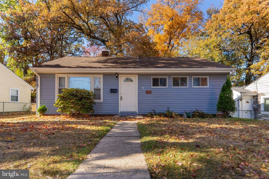 Buyer got cold feet and never submitted a deposit or completed an inspection.  Now, this charming 3-bedroom, 1-bath rambler nestled on a spacious lot in the heart of Hyattsville is available again! This move-in-ready gem offers the perfect blend of comfort, convenience, and location. Inside, enjoy recent updates throughout and a bright, open layout that makes daily living and entertaining a breeze. Outside, the large yard provides ample space for gardening, play, or future expansion. Ideally located inside the Beltway, this home offers quick access to all major commuter routes, including MD 410, MD 450, Route 50, DC-295, and I-495, making it easy to reach major business districts in Washington, DC, Annapolis, Baltimore, Columbia, and Silver Spring within 30–45 minutes. Enjoy being just minutes from the vibrant Hyattsville Arts District, West Hyattsville Metro, the University of Maryland, and Prince George’s Plaza. Don’t miss this opportunity to own a charming, updated home in a prime location with room to grow. Schedule your showing today!