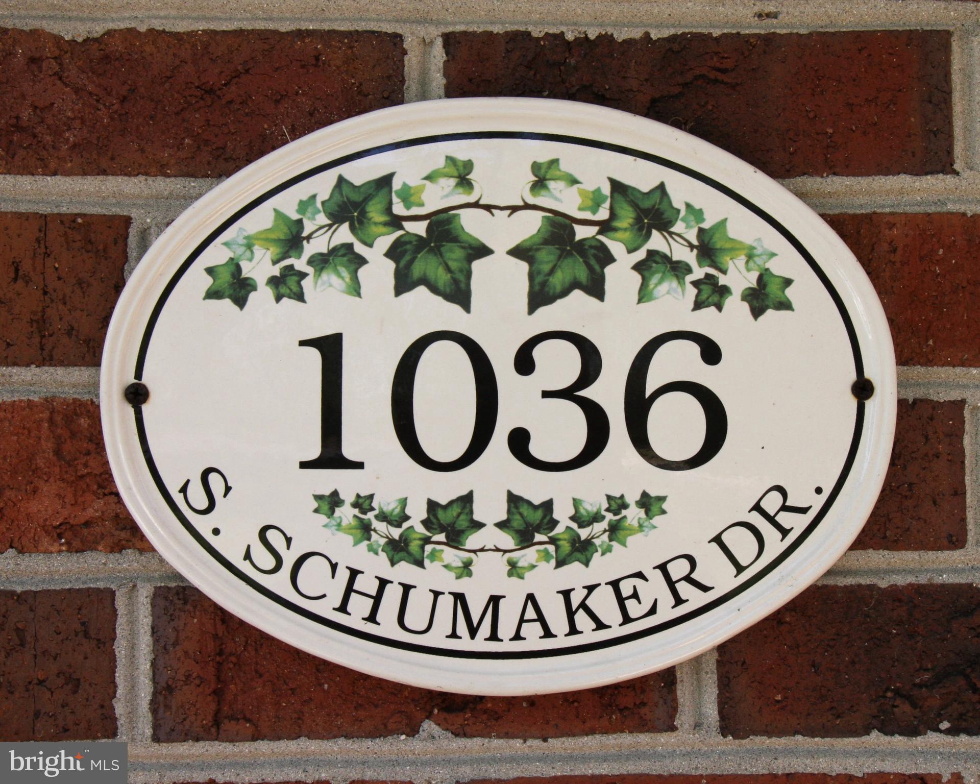 1036 S SCHUMAKER DRIVE