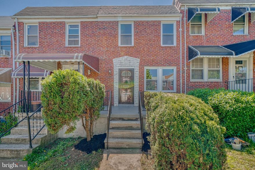 Welcome to 3707 Elmora Ave!  Spring into action with this beautifully renovated three bedroom, 2 full bath interior town home.   Walk in to you open floor plan with original hardwood floors, sanded and stained.  Fall in the love with the unique accent wall in the living room.  Separate dining room area.    Enjoy the modern amenities in the kitchen with granite countertops, stainless steel appliances and chef's range hood.  Upper level includes spacious bedrooms with renovated bathroom.  Lower level includes new carpeting, accent wall, electric fireplace with bar.  Laundry room with washer and dryer conveys.