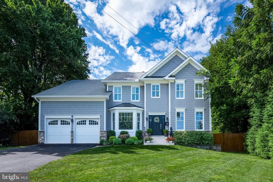 Welcome to 1410 Patrick Circle, SW, Vienna! This Luxury craftsman
style home has close to 5000 square feet of living space, located on a
quiet cul-de-sac, and just minutes from everything Vienna has to
offer! With 6 bedrooms and 4.5 bathrooms, this 2008 custom home will
not disappoint as it blends elegance with transitional farmhouse style
and brilliant architectural details inside and out.

As you enter the main level foyer, you are greeted with soaring
ceilings that lead into a private den/library on your left and a
formal sitting room with an abundance of natural light on the right.
The sitting room leads to the main dining room and connects to a
gorgeous brand new gourmet kitchen with a warm, inviting, light-filled
family room that has a cozy gas fireplace and a stone-surround that
only enhances its charm. The family room and eat-in breakfast area
also guides you to the spacious fenced in yard with a large custom
stone patio, an aesthetically pleasing shed, and workshop for extra
storage and entertaining.

On the second floor, you have the Owners Suite with a tray ceiling,
large walk-in closets (with the option of adding a second washer and
dryer), generous bath with soaking tub and an additional shower that
offers luxury, privacy, and comfort. In addition, there are 4
additional bedrooms on the second floor with 2 bathrooms, one of which
is a Jack and Jill style bathroom with a separated dual vanity from
the shower/toilet for added convenience and privacy.

Last but certainly not least, this home has a large lower level with
an oversized Recreation Room, 6th Bedroom, a Full Bath, and
multipurpose room that could easily be transformed into an Exercise
Room, Media Room, or Wine Cellar. There is a double door basement
walk-out staircase leading to a the yard surrounded by a beautiful new
fence and garden beds blossoming with privacy landscaping that flows
throughout the property.

There have been over $215K in updates since the owners purchased in
2018, including a gourmet kitchen with a large island, quartz
countertops, a variety of cabinet space with pull-out trays and
top-of-the-line appliances. Also the laundry room connects to a large
two-car garage that has been updated with epoxy flooring, and a new
stairway with same flooring system, Pro-slate wall, and insulated
doors. The back patio has a stone retaining wall, French drains and
two custom outdoor sheds and workshops, supplied with power for all
your large power tools or even a future sauna.

In addition to these features mentioned, make note of the custom tile
floors, brand new carpets throughout, custom blinds, recessed
lighting, and more!  Also, Dominion Power is finalizing in-ground
electrical Infrastructure and is nearly complete. There is wired
security and coverage of the front, back, and side yard, as well as
light sensors. The Dual HVAC system offers smart controls for remote
access as well as energy-efficient light fixtures throughout.

This gem of a home sits in a great location that is walkable to George
C. Yeonas Park and Southside Park (one block away!), downtown Vienna
amenities, shops, and restaurants, and close to nearby Metro Silver
Line, Orange line (equidistant between Vienna and Dunn Loring Metros),
Wolf Trap Filene Center for the Performing Arts, and Tysons. Located
in the ultra sought after school pyramid of Cunningham Park
Elementary, Thoreau Middle School, and Madison High School. This
central location makes it super accessible to all major highways
including Route 66, 495, 50, 29 and only 13 miles to Dulles
International Airport!

Welcome Home!