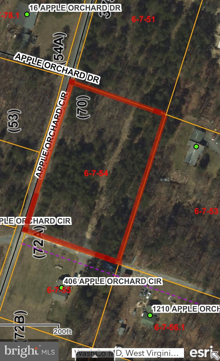 Enjoy mountain views from your dream home. Call this piece of WV home!
2.5 acres , Lot 70 Apple Orchard Acres.