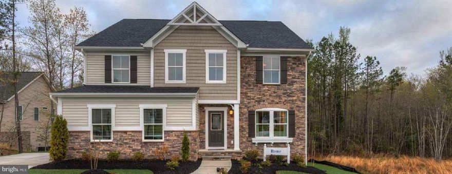 Rome built to customers specifications and settled in sought after community of Agricopia. Home features Partial Stone front, Side Load Garage, 3 finished levels, Gas Fireplace in Family Rm, Owners' Luxury Bath with Separate Soaking Tub and Shower, Hardwood floors. The community features a three-acre park with a pond, nature trails and a recreation area. Images shown are representative only.