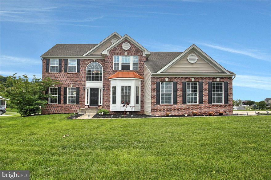 Impressive home in Briarcliff! This gorgeous home is situated on a sprawling corner lot. Features include a 2 story entry and large rooms and an open feel throughout.  The first floor includes a living room, a den/office w/french doors, a formal dining room, kitchen and a large, open, sunken family room with raised, tray ceilings and a gas fireplace. There is also a first floor laundry room. The large gourmet kitchen has granite countertops, island, wall oven and microwave, pantry and new dishwasher and pendant lighting.   The 2nd floor features an owner's suite w/ his and hers walk in closets & Large master bath w/ separate shower & large corner tub, double sinks and a skylight.  There are 3 additional generous sized bedrooms with large closets and to finish out the 2nd floor, a second full bathroom with a skylight and  double sink vanity. Walk-out lower level is ready to be finished! This level could easily be converted into a seperate living space or in-la quarters. There is  so much outdoor space to enjoy! Just completed hardscaped patio off the back and a large shed that has water and electricity on the .67 acre lot. Professionally landscaped and new trees added as well as a new brick mailbox .. and And don't forget the oversized, side-entry, 3 car garage! Over the last 4 years this home has been treated to a complete professional paint job throughout, new carpet, custom  blinds, updated lighting  and rubbed bronze hardware through much of the home. West Shore SD. Excellent location just minutes to Rt 83 & PA turnpike.