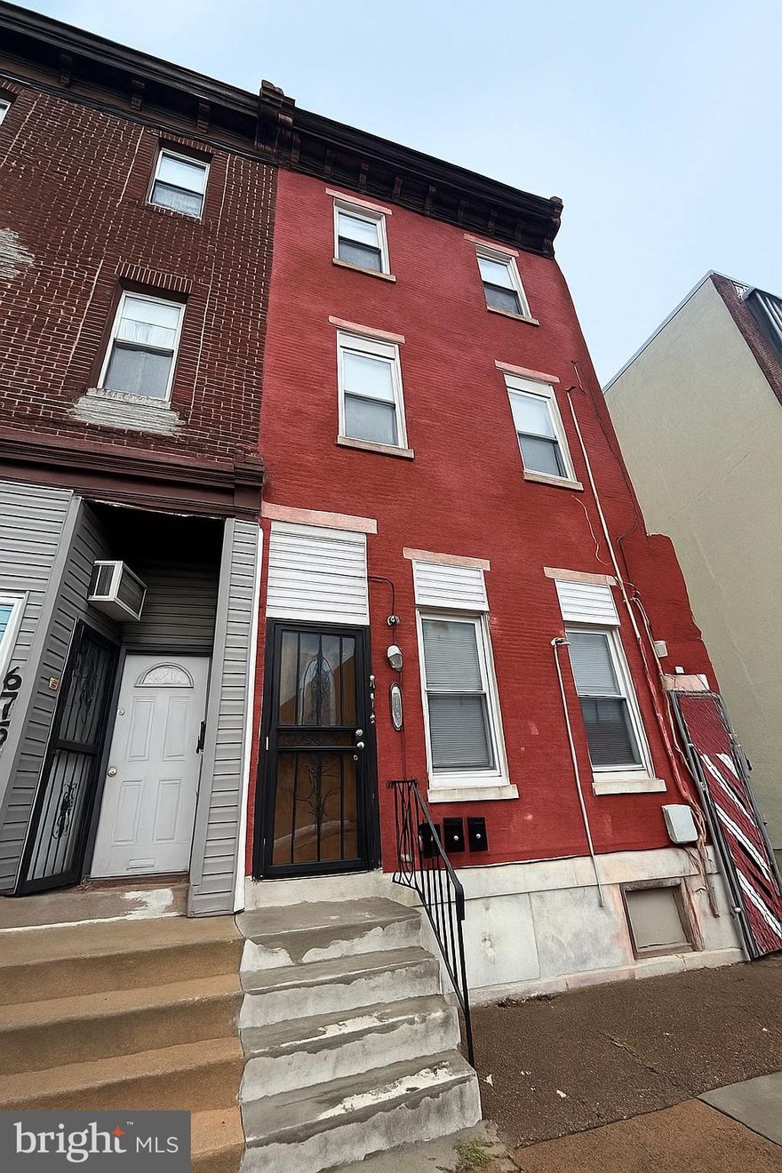 A turnkey investment property ideally situated in the thriving Northern Liberties neighborhood, one of Philadelphia's most dynamic and rapidly growing communities. This well-maintained three-unit multifamily triplex is fully occupied with stable tenants, offering immediate cash flow. Each unit has been thoughtfully maintained and provides comfortable living in a desirable urban setting.

🏡 Property Highlights:
Three spacious rental units across three levels
Fully leased – strong rental history and dependable income stream
Excellent condition with modern finishes and updated systems
Separately metered utilities for tenant ease and owner convenience
Low-maintenance brick exterior and efficient layout
Located on a quiet street just minutes from Center City, Temple University, Chinatown, and Spring Arts District
📍 Prime Location Benefits:
Surrounded by new residential and commercial development
Easy access to public transit (Broad Street Line and bus routes)
Walking distance to cafes, restaurants, shops, and nightlife
Close to I-676, I-95, and major city hubs
Whether you're looking to grow your portfolio or make a strategic 1031 exchange, 673 N. 11th St offers a rare blend of location, occupancy, and return on investment.