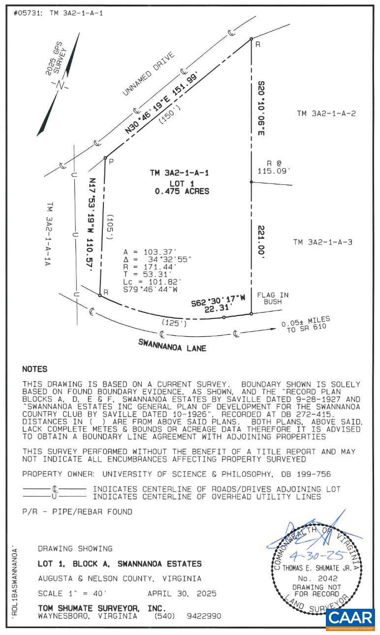 Block A Lot 1 SWANNANOA LN 1