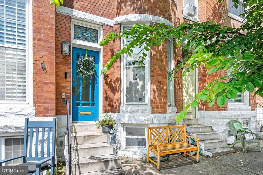 Welcome to 1638 Jackson Street, a charming and modern home nestled in the heart of Baltimore, MD. This stylish residence boasts 2 bedrooms, 2 bathrooms, and approximately 1,064 sqft of living space. As you step inside, gleaming original hardwood floors greet you and the timeless allure of exposed brick complimented by the high ceilings creates an open and airy ambiance. The living area features a decorative fireplace, adding a touch of warmth and character to the space, while the gourmet kitchen is a chef's dream offering a perfect blend of functionality and style and ample space for all your kitchen needs. Retreat to the upper level where you will find the two generously sized bedrooms including the primary bedroom ensuite with a freshly remodeled bathroom exuding luxury and sophistion. The basement provides additional storage in practicality for your everyday needs, while convenience is key with private parking, ensuring that you always have a hassle-free parking spot to come home to. Ideally located on what has been called 'the greatest street in America', this home is perfectly situated in a tight-knit community with the widest sidewalks in Riverside. Residents enjoy easy access to Riverside Park, creating an ideal space for outdoor leisure and relaxation. Moments away from the best of Federal Hill and Locust Point, this home is a perfect balance of urban convenience with a touch of small-town charm.
