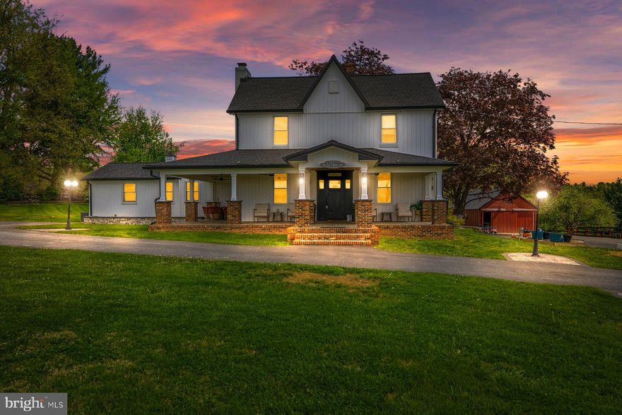 Step onto peace of mind—this home is fully remodeled with top-tier upgrades! Enjoy a brand new GAF Timberline roof (2022), built to last 50 years, and crisp, updated siding, also new in 2022.  There is no basement, but the home features a spacious cellar/utility room. 
3524 Blenheim Rd stands out the minute you turn onto the drive. Set on five acres in Phoenix, Maryland, this updated farmhouse brings together real character and the kind of comfort that matters. You get four bedrooms, four full baths (fourth bathroom is on the outside deck), and open, inviting living spaces with wood floors running through most of the house. The kitchen is built for people who love to cook (or just love to eat): oversized island, six-burner gas grill, tons of room for friends to gather, or for everyone to do their own thing.
Upstairs and down, there’s room to spread out, plenty of storage, and a vibe that feels relaxed but never ordinary. The roof and siding are only four years old, so the big projects are already handled. Out back, the tiered deck is massive, leading out to an in-ground pool that makes summer feel like a vacation. There’s even a full bathroom with a shower right off the deck... no need to track water through the house after a swim!

The land is wide open, with space to roam, garden, or just sit and watch the light change in the evenings. There’s a run-in shed, three-board fenced areas, a horse arena, and enough flexibility for whatever you want to do; whether that’s getting into hobbies, hosting everyone you know, or just keeping it quiet. Across the street is the Maynor Half thoroughbred farm, so you get a sense of space and privacy all year round.

This isn’t a house you’ll see every day. Showings are private, just give 12 hours’ notice to come take a look. It’s one of those places that feels even better in person. We kindly ask that you either wear the provided shoe covers or remove your shoes while inside. Thank you!