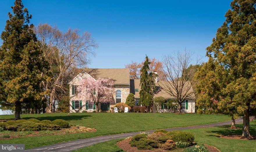 Welcome to 347 Harshaw Drive, a beautiful 4-bedroom, 2.5-bath home located in the highly desirable Valley View neighborhood of Chester Springs. This classic Chester County colonial offers a thoughtfully designed living space, blending timeless charm with everyday comfort. Perched on a picturesque lot, the home provides a sense of privacy along with peaceful, scenic views of the surrounding landscape. A bright two-story foyer welcomes you inside, where natural light fills the spacious living and dining areas—ideal for both everyday living and entertaining. At the heart of the home is a generously sized eat-in kitchen designed for gathering, featuring easy access to the backyard deck—perfect for outdoor dining, relaxing, or hosting. The adjacent family room offers a warm and inviting atmosphere, complete with a wood-burning fireplace. Just off the family room, a private office provides a flexible workspace and includes direct access to the backyard. Upstairs, you’ll find four well-proportioned bedrooms, including a spacious primary suite featuring a private bath with a double vanity, jetted tub, and stall shower. The three additional bedrooms are all nicely sized and share a large hall bath with a stall shower. The expansive outdoor setting offers endless opportunities to enjoy nature, with a level yard, mature landscaping, and a peaceful, private backdrop. Ideally situated close to major routes, shopping, dining, and all that Chester Springs and the surrounding area have to offer, this home is a perfect blend of space, setting, and convenience. Enjoy low utility cost with the Geothermal HVAC, and peace of mind with completed stucco remediation with 25 year warranty.