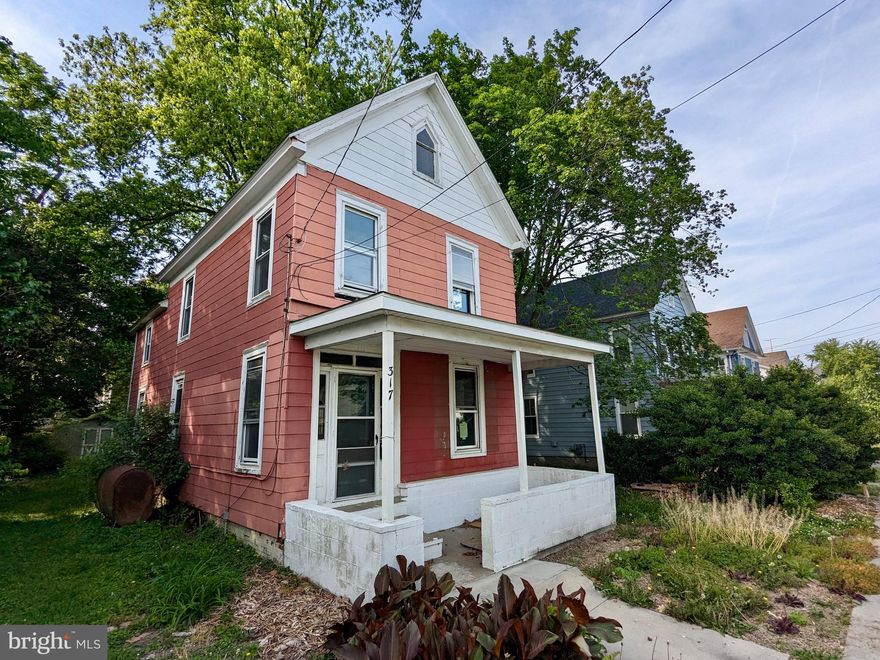 Excellent opportunity for investors, this handyman special is ready for restoration. The home has been stripped of functioning house systems and is an open shell providing a "clean slate" for a buyer's creative vision. All interior demolition is complete and the house has a new roof. The property has a curb-cut for off-street parking on the right side of the home. This home is located in the heart of historic Cambridge with convenient access to plentiful recreational opportunities surrounding the beautiful Chesapeake Bay. Since this home is not presently habitable it is not eligible for standard conventional financing. Cash buyers or "rehab" loans only. Property to be sold entirely in "As Is" condition.