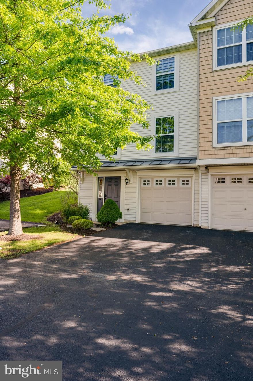 Welcome home to this beautiful, well maintained 3-floor townhome in the community of Deerfield and Governor Mifflin School District.  Upon entering, you are warmly greeted by soft neutral tones and sun filled spaces.  A harmonious marriage of character and thoughtfully executed upgrades are evident throughout the home.  This end of row townhome boasts 1,436 sq ft of living space.   The home features 3 bedrooms and 2.5 bathrooms.  The 3rd bedroom could be a perfect office space.   The kitchen area opens up to a private backyard, where you can enjoy morning coffee while watching the wildlife and deer roaming peacefully while you relax on the Composite Decking.  The spacious sun filled kitchen has granite countertops, newer appliances (gas range, microwave and a very large stainless-steel refrigerator), a perfect asset to this very modern kitchen.  All flooring throughout the home is new.  You will find neutral tones of laminate flooring in the kitchen and living room, while the bedrooms boast all new carpet.   You will find beautiful recessed lighting throughout the kitchen and living room, providing softness to the atmosphere.   There are lots of closet space throughout the home. The primary bedroom has a large walk-in closet.
                 There is an oversized one car garage complete with an automatic garage door opener and one car parking in the driveway.  There is also additional parking next to the home.   There is plenty of extra room in the garage in addition to a car, ample space for shelves, an extra refrigerator/freezer, tools, etc.   The energy efficient gas furnace is newer, and the water heater is two years old and are serviced regularly.   Also included in this rental is the newer wash machine and dryer.   The HOA monthly fee, sewer, trash and basic cable are all paid by owner/landlord.   The HOA will take care of the exterior maintenance year round.   No pets allowed.   Don't wait, schedule your private showing now!