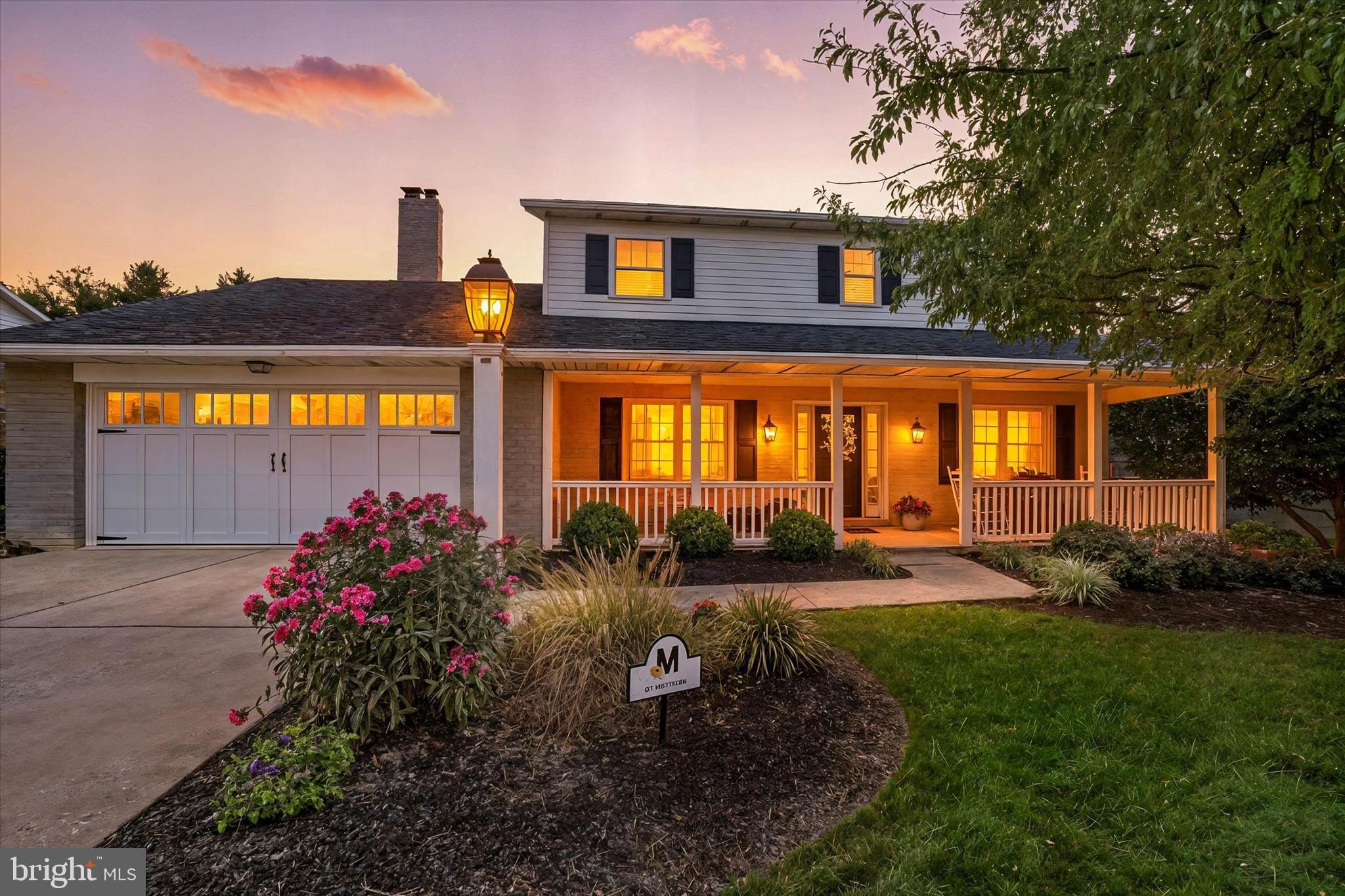 This immaculate 4 bed, 2.5 bath Colonial in desirable Heritage Hills is one of the most beautifully kept homes we've had the pleasure of presenting, and is 100% move-in ready for its new owner! The welcoming covered front porch, framed by manicured flower beds and fragrant blossoms is a delightful place to relax or greet guests, and opens into a handsome foyer featuring rich hardwood floors, coat closet and powder room. The foyer is flanked by a huge living room and separate formal dining room showcasing brand new carpet, trim and custom moldings that extend throughout the home. Your inner chef will appreciate the bright and spacious updated kitchen with ample cabinet and counter space, large pantry, counter bar and breakfast area with slider opening to the outdoor living spaces. The open family room just off the kitchen is ready for relaxation, complete with a clean and cozy gas fireplace. Upstairs, four comfortable bedrooms with large closets include a primary bedroom with renovated en-suite bath offering a custom glass and tile walk-in shower. All bathrooms have been updated with new vanities and fixtures, and ceramic tile tub shower in the hall bath. Thoughtful enhancements such as all new interior doors and updated windows add appeal, comfort and energy efficiency. A full unfinished basement is ready for your storage needs or plans for future living space. Outside, the screened porch, newer 20x15 composite deck and meticulously landscaped backyard provide excellent space for entertaining, grilling and warm weather fun. An oversized 2-car garage and plenty of driveway parking complete this exceptional home. Located in a golf-course oriented community just minutes to shopping, dining, entertainment, local parks and activities, you'll enjoy a vibrant lifestyle and easy commutes to points of interest north south east or west. Move in, worry-free and enjoy!