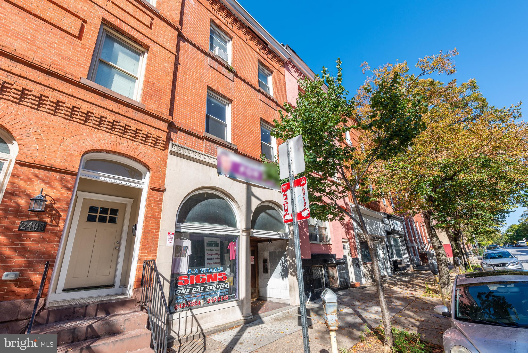 UNIQUE OPPORTUNITY TO OWN THIS 2,500+ SQ. FT. MIXED USE BUILDING IN CHARLES VILLAGE! Main level commercial space and upper level residential apartments including a 1 BD/1BA unit and a 2BD/1BA unit, and off street parking for one car! 2 of the 3 units are occupied with both tenants on a month to month basis. Retail tenant currently pays $680/mo and the occupied residential unit pays $472/mo. Located in Charles Village and convenient to Johns Hopkins University, Station North, & I-83. Sold As-Is!
