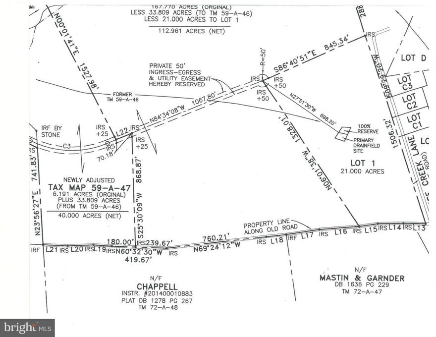 Great building lot close to I-95 and Lake Anna.21 ac.w/ 4 bdrm conventional perc. Marked home site. 15 year pine in plantation.Very private. No neighbors in site. 4 mins to Spotsylvania High. Wildlife galore. Once in a lifetime opportunity. Build your dream home today or buy land now and build later.Land Use will save you money. Secluded. Come see to really appreciate this one.Motivated Seller.