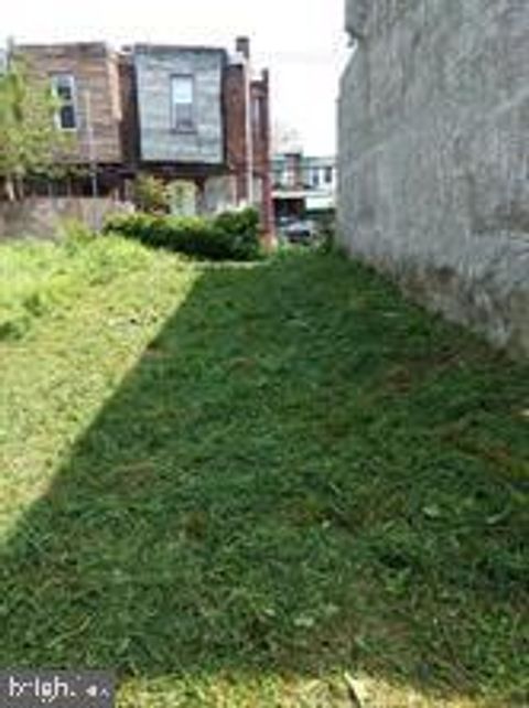 Vacant Land For Sale - 2931 N Stillman Street<br/> PHILADELPHIA, PA 19132