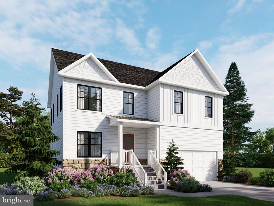 UNDER CONSTRUCTION NOW - IN FRAMING - WILL BE READY FOR END OF DECEMBER MOVE-IN. ASK US ABOUT A 3% INTEREST RATE BUYDOWN – SAVE THOUSANDS ON THIS BUILDER PAID PROGRAM- Contact us for complete program details! Incredible incentive options for this gorgeous, to-be-built, 4 bedroom, 2.5 bath Craftsman style home.  NO HOA on this 1/2 acre site so park your RV or boat in your own yard! Ameri-Star uses 2 x 6 exterior wall construction on their stick-built home, along with many other energy efficient features. Enjoy the 1/2 porch and double gable front, 2-car garage, vinyl siding and stone to kneewall height for stunning curb appeal. Open floor plan with 9' ceilings, engineered wood flooring on the main level (LR, GR, Kitchen, breakfast nook, powder room), upgraded cabinetry, granite countertops, and Samsung stainless steel appliances including a 5-burner smooth topped stove, side by side refrigerator, and dishwasher. Craftsman newels with square white pickets and 5" Craftsman baseboards and Casing, brushed nickel knobs and hinges, and brushed nickel light fixtures. You will enjoy 2,245 above grade finished square feet of living space and with the finished rec in the English basement you will have about 2,835 +/- total finished sq ft. The lovely primary bedroom has 3 closets and a private garden bath with granite topped dual vanity, soaking tub, separate shower and tile flooring, tub deck & shower walls. Ceramic tile flooring and shower walls in hall bath and tile floors in laundry.  Overhead lights and walk-in closets are in all the bedrooms.  Choose your colors and options! Terrific location near BWI, Ft Meade, shopping, restaurants, Baltimore, DC, Annapolis, Casinos, Marc, and Amtrack. ***Prices, terms, conditions, and availability are subject to change without prior written notice. 3D tour shows options and is a slightly different floorplan, Artist rendering shown has options, must use Builder preferred lender and title to receive incentives**