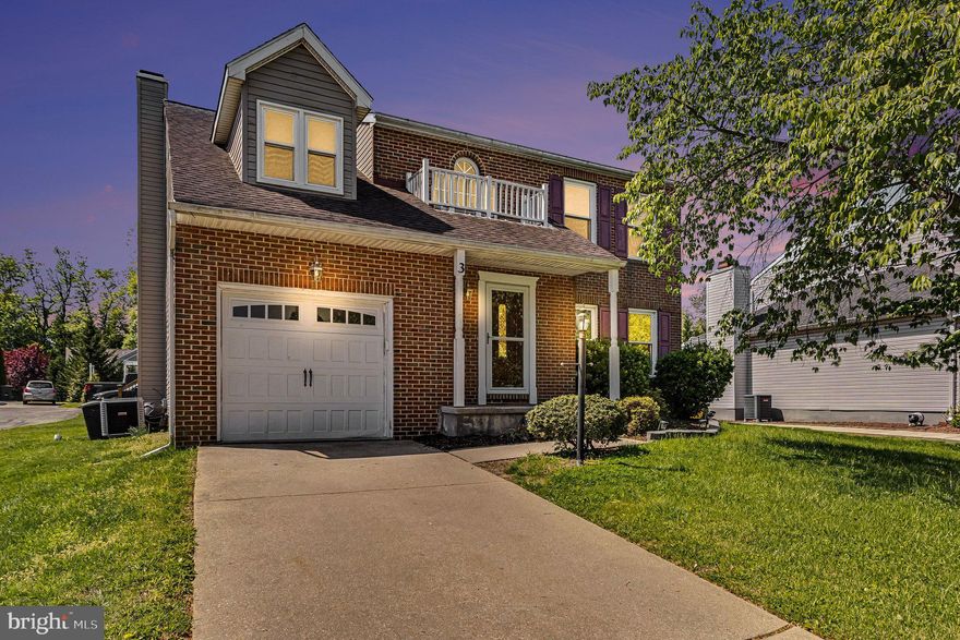 OPEN HOUSE Sat May 2nd 12-2:00pm  Welcome to this beautifully maintained brick-front single home offering the perfect blend of comfort, space, and functionality.  This home is designed to accommodate both everyday living and entertaining with ease. Featuring 3 spacious bedrooms, 2 full bathrooms, and 2 half bathrooms.  Step inside to the spacious living room highlighted by a cozy gas fireplace and sliding glass door leading to the deck--perfect for relaxing evenings or gathering with family and friends.  The oversized kitchen offers abundant counter space making it ideal for hosting and everyday meal preparation.  This open layout flows seamlessly to an expansive rear deck that is perfect for parties, outdoor dining, or simply unwinding.  The generous master bedroom provides a comfortable retreat with  added space and large master bathroom with tub and separate shower.  The additional bedrooms offer plenty of space for family or guest.  A partial finished basement adds versatility--perfect for a recreation room, gym, or additional living space.  This home is complete with a garage and charming curb appeal.  This home checks all the boxes for both indoor and outdoor living.  Don't miss the opportunity to make it yours!!!  Ring cameras are on site