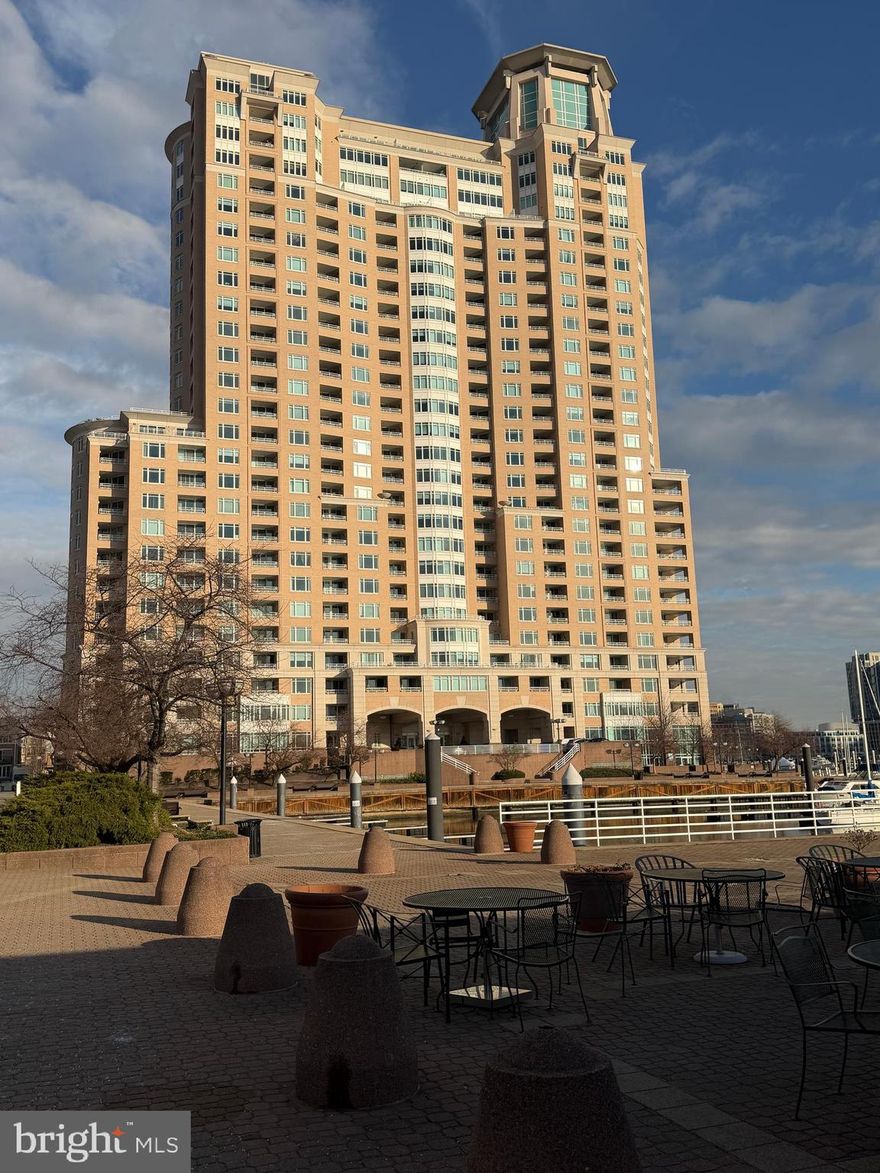 Live the waterfront lifestyle at Harborview! This well-appointed 1-bedroom, 1-bath condo offers beautiful harbor views and an open, light-filled layout. Enjoy a spacious living/ dining area, kitchen, and a generous bedroom with ample closet space. Harborview residents enjoy resort-style amenities including an indoor pool, fitness center, concierge, and 24-hour security. Garage Parking, in- unit Laundry, condo is being offered furnished. Ideally located along the Inner Harbor with easy access to dining, shopping, downtown Baltimore, and major commuter routes. Perfect as a primary residence or city retreat—don’t miss this opportunity to own waterfront living at its best!