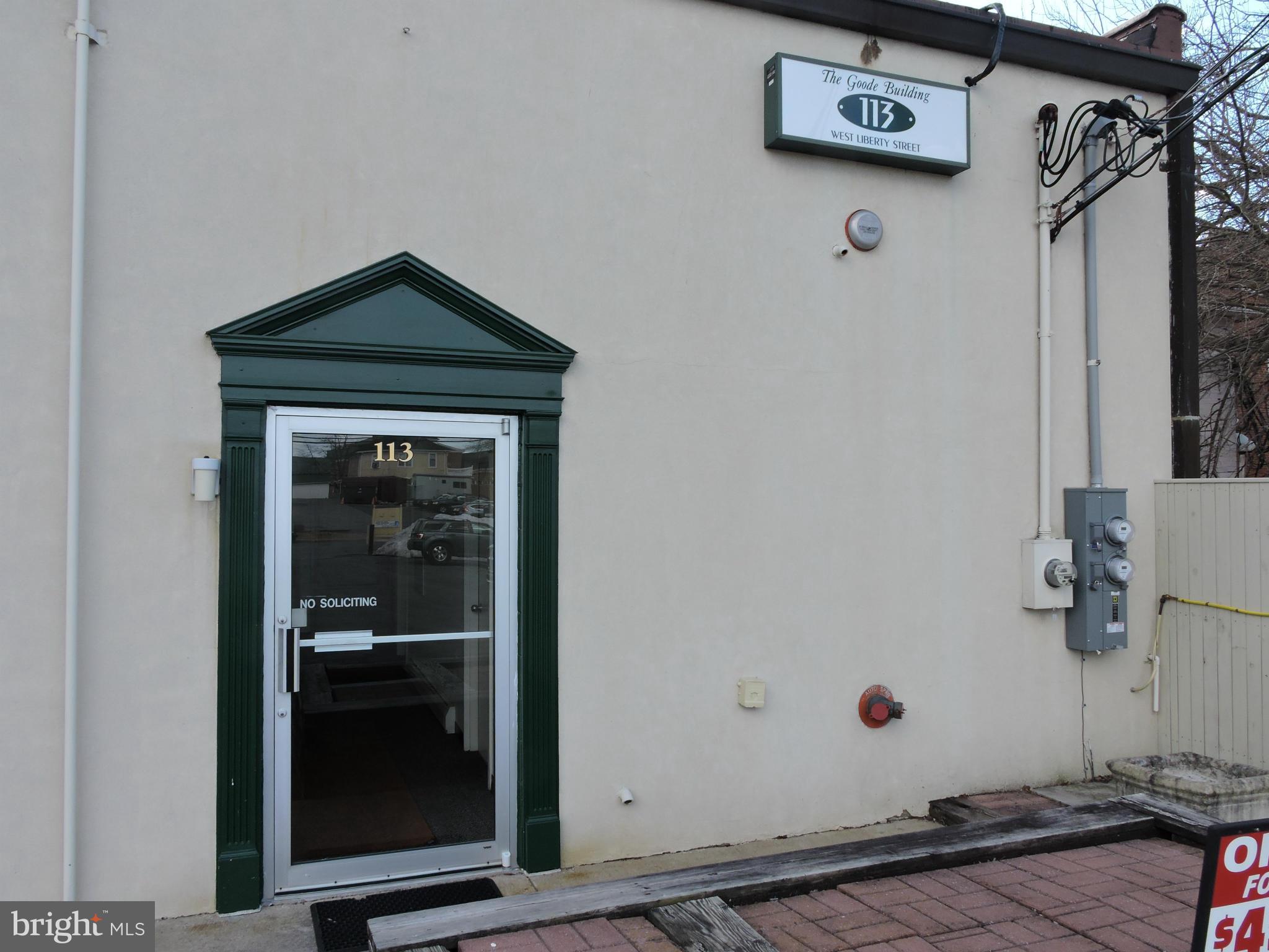 Nice small office space includes utilities and excellent off street parking. Perfect for professional office or small business.