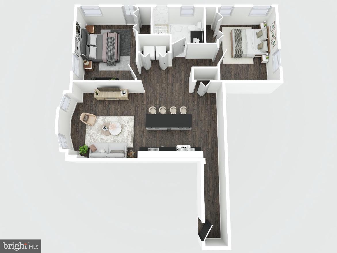 Introducing a beautifully renovated 2-bedroom, 1-bathroom apartment in the charming and vibrant Reservoir Hill neighborhood, conveniently situated just off of 83. This expansive residence greets you with fresh paint and newly installed flooring, creating an inviting atmosphere.
As you traverse the long hallway, you'll be captivated by the open-concept kitchen and living area, bathed in natural light from the soaring bay windows. The generous quartz island and modern kitchen are ideal for entertaining guests and culinary adventures. Ample closet space is thoughtfully distributed throughout the apartment, including in the two spacious bedrooms.