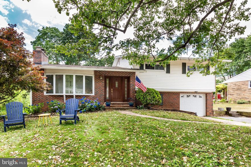 Cozy and spacious brick split level in coveted Fairfield!  This gem features 3 bedrooms, 2 full baths, hardwood floors, two fireplaces, large deck and nice back yard.  Huge family room in finished lower level. Updates include roof, AC, and hot water heater.  Great location near Westminster and commuter routes.