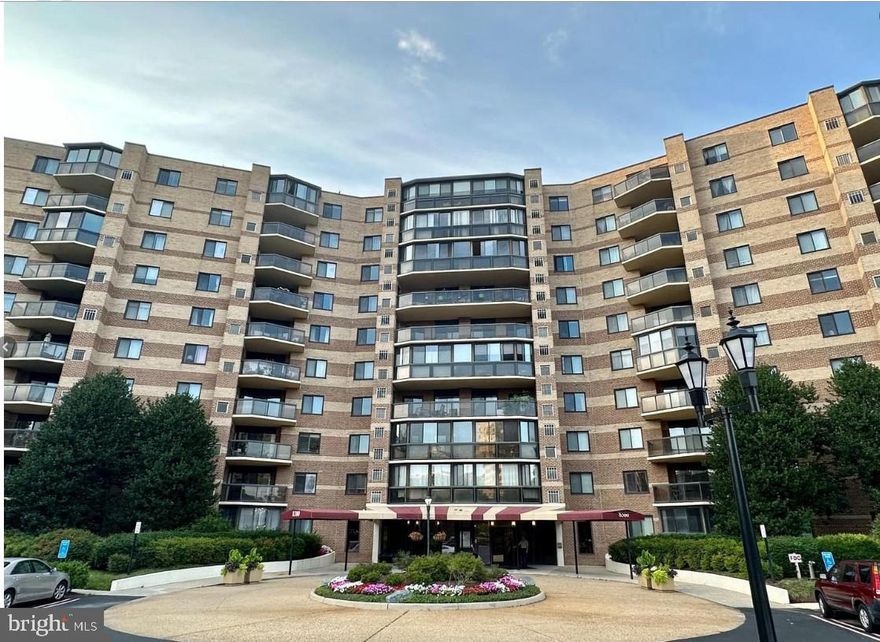 Use the gate on  Greensboro Dr.  9 floor View !One designated Parking Space! Amazing Terrace ! Completely remodeled in recent years. This bright and airy 2 bedroom- 2 bath condo. The second bedroom can serve as an office and comes complete with a pull down (Murphy) bed. An Assigned parking space and a storage unit are included with the lease. Open floor plan, kitchen with granite, SS appliances & white cabinets. Washer and Dryer are under the granite counter. Hardwood floor throughout. The balcony is spacious and with a nice view from 9th floor. Enjoy all the amenities of The Rotunda. You will love it here! Close to Whole Foods, new restaurants, 3 metro stops indoor/outdoor pool, fitness center, sauna, business center, tennis, and more!