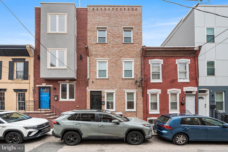 This updated and well-maintained Point Breeze home is just what you've been looking for! You couldn't pick a more convenient and bustling part of the city. 1153 Dorrance is located just south of Chew Park which has a huge playground, basketball courts and space to peacefully sit outside. It's walking distance to Luhv Vegan Bistro, HPY Hot Power Yoga, and Ringo Coffee and Donuts. Additionally, you're just 4 blocks from the lively Broad St. and Washington Ave intersection. This means you can walk to Septa train and bus stations, Target, Sprouts, Chipotle, Insomnia Cookies, Fine Wines and Good Spirits, and Starbucks in less than 10 minutes. When entering the home, you step into an open living/dining room with plenty of entertaining space. For your and your guests' convenience, there's a half bathroom right on the first floor which is a rare find. The kitchen has a lot of counter space and chef-approved appliances. There's also a dishwasher, oversized refrigerator, and a pantry so cooking is not chaotic but rather fun! There's a big patio off the kitchen where you can watch your kids while preparing dinner. You can also let your dog play or set up an outdoor dining area in the space. The second floor has two bedrooms and a full bathroom. Additionally, on the second floor is a laundry room with a large washer and dryer for big loads of laundry and built-ins to keep the space tidy. The private primary suite is located on the third floor. It has plenty of natural light, a full bath with separate shower and soaking tub, and beautiful built-ins. There's extra storage space in the unfinished basement of the house and at the front of the house with a locked storage bin. Tenants will pay all utilities and a $75 water bill each month. Set up a tour today before this charming home finds a new tenant!