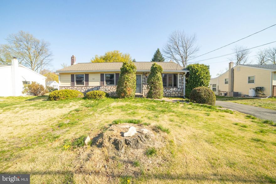 Great location for this nice home with first floor living! Open and spacious layout, with original and in good shape, hardwood floors throughout! The kitchen is big and has been opened up with a huge center island. The dining room can be formal or casual depending on your preference.  Down the hall there is a large primary bedroom with big walk in closet, 2nd closet and walk up attic. This big closet could easily be turned into a full private bath! The 2 additional bedrooms are good size with nice closets too. The hall bath has been updated with new flooring, new toilet and vanity! The basement is full, runs the whole length of the house and is partially finished.. There is a wood burning stove that the owner said heats the entire house in the half finished section! The unfinished  section houses the laundry area and utilities. It was previously a workshop as well. It has an outdoor entrance leading to the rear yard. This is a great backyard, level and big. There is an oversized detached garage, with electric door opener, with attached workshop! This is an estate, executor feels as though the main roof is on the newer side, many windows have been replaced and the main water line was replaced a few years ago.  This home  has been freshly painted and professionally cleaned so it's ready for its new owners!